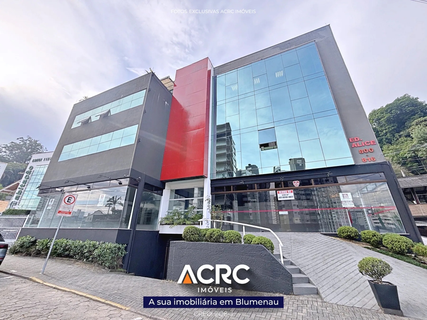 ACRC Imóveis - SA01352 - Sala Comercial para Locação no Bairro Victor Konder em Blumenau — foto 2