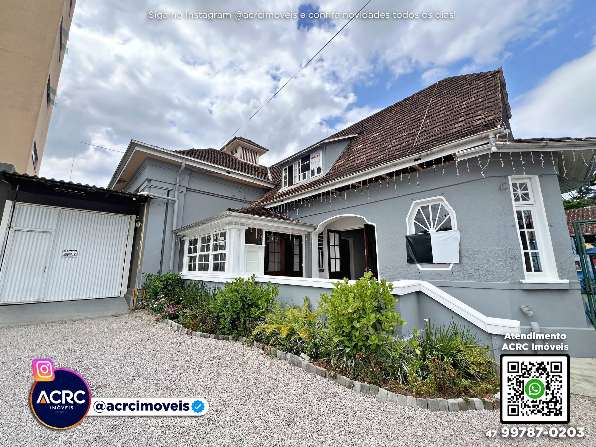 ACRC Imóveis - CA03656 - Casa comercial para Locação no Bairro Garcia em Blumenau - foto 1