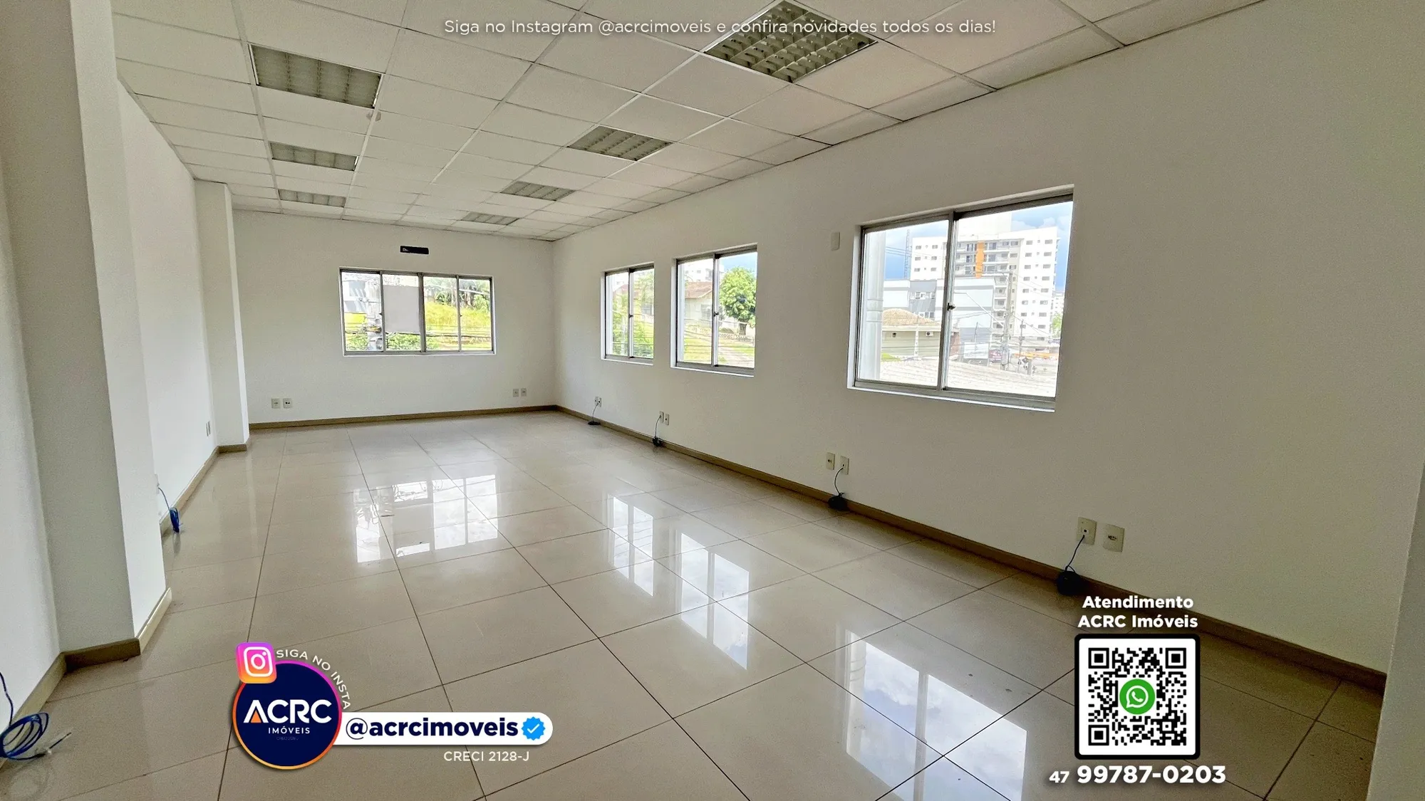 ACRC Imóveis - SA01351 - Sala Comercial para Locação no Bairro Itoupava Norte em Blumenau - foto 1