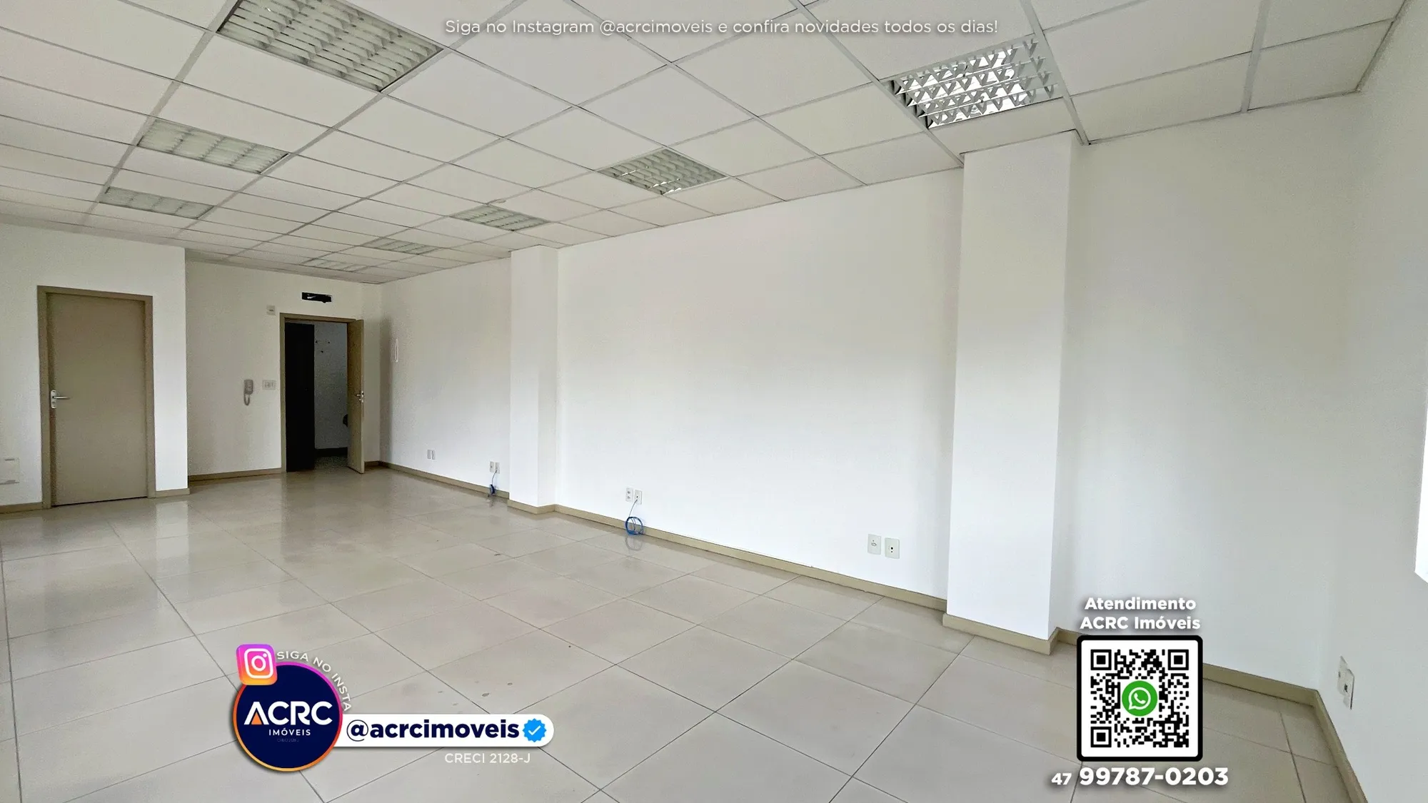 ACRC Imóveis - SA01351 - Sala Comercial para Locação no Bairro Itoupava Norte em Blumenau — foto 3