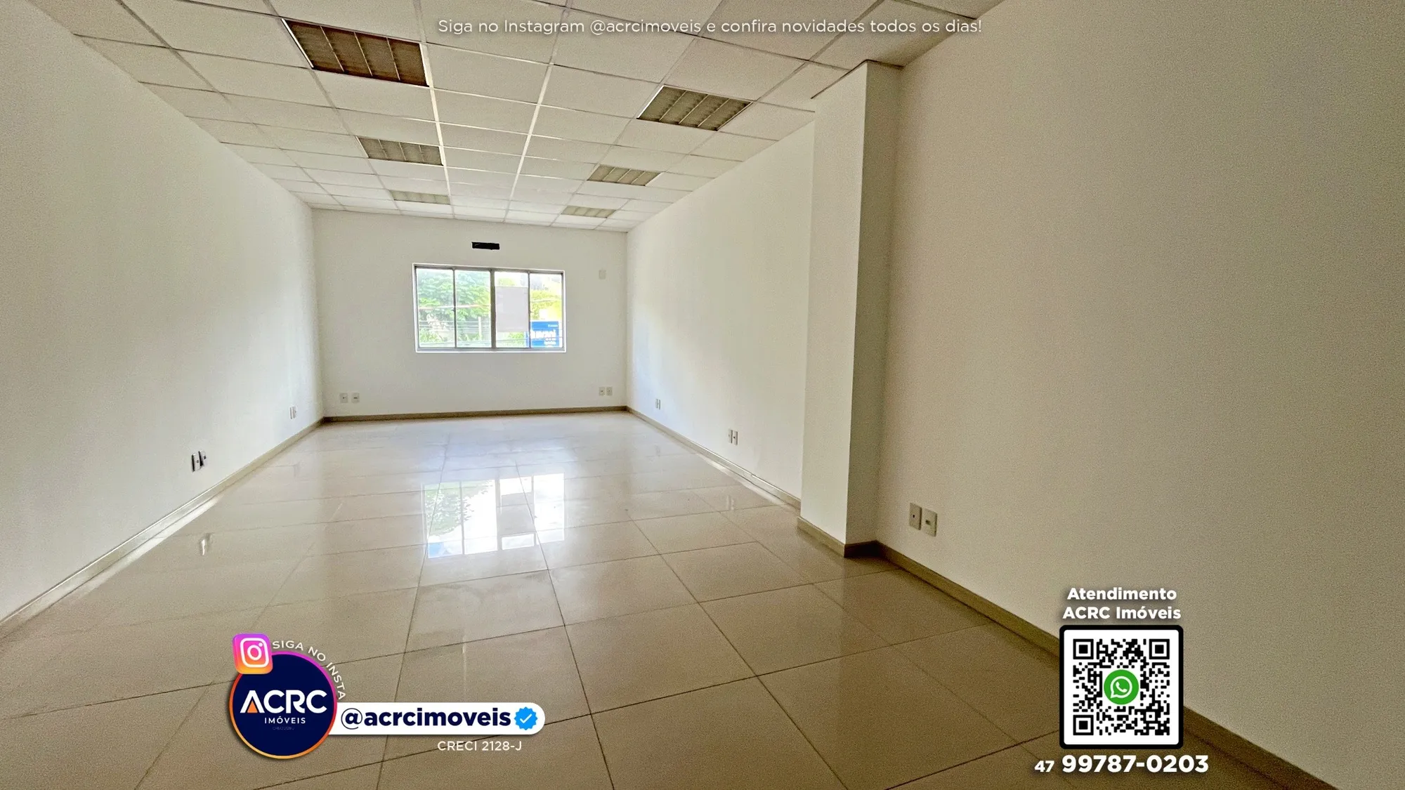 ACRC Imóveis - SA01350 - Sala Comercial para Locação no Bairro Itoupava Norte em Blumenau — foto 3