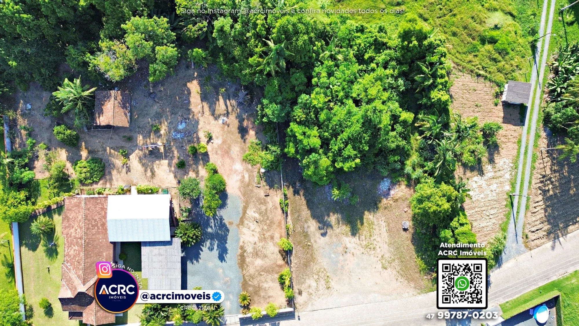 ACRC Imóveis - TE01326 - Terreno com um total de 2.500m a Venda no Bairro Belchior Alto em Gaspar — foto 2