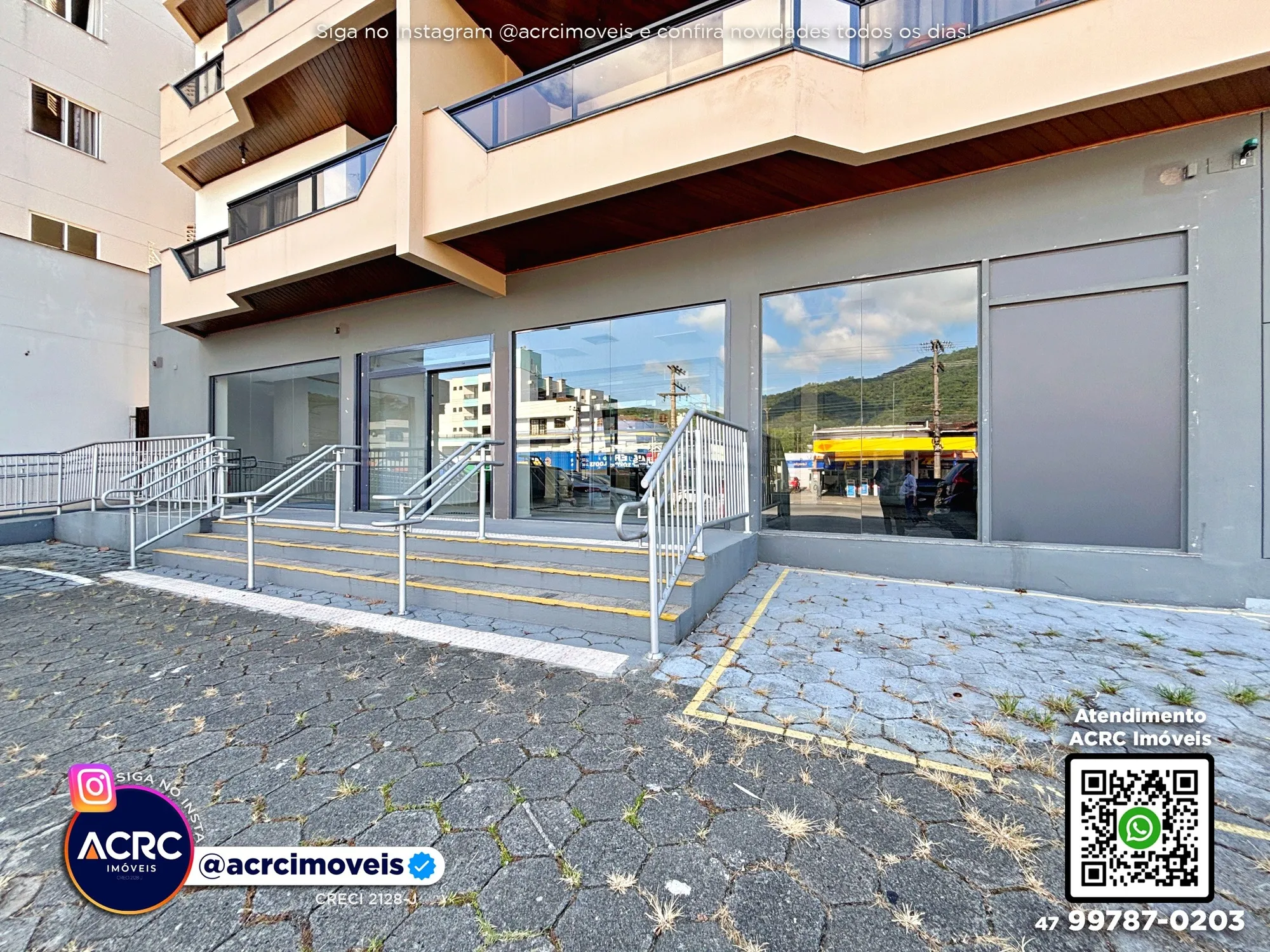 ACRC Imóveis - LJ00509 - Loja para Locação no Bairro Garcia em Blumenau - foto 1