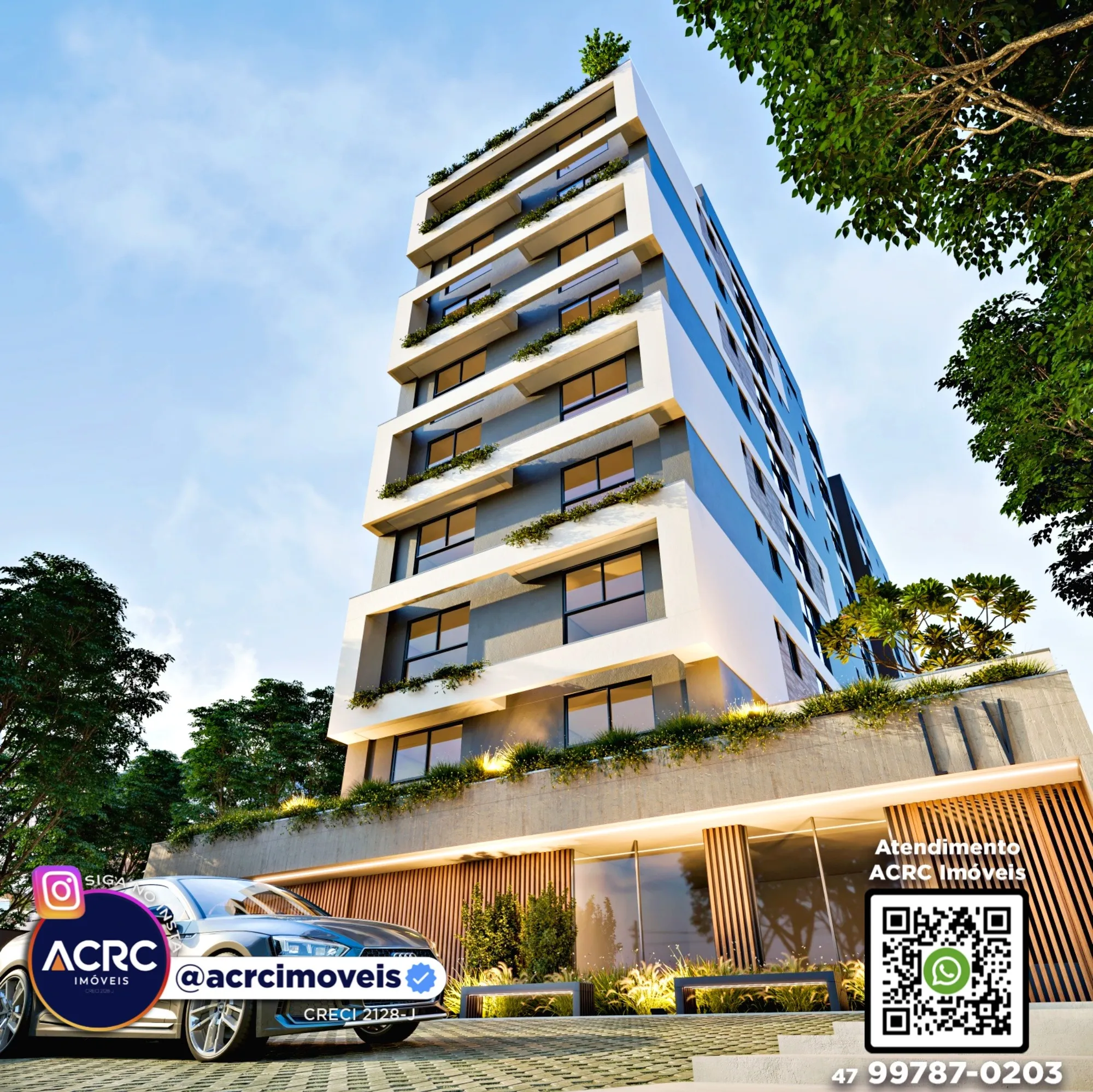 ACRC Imóveis - AP099221 - Loft de alto padrão em construção a Venda no Bairro Itoupava Seca em Blumenau - foto 1