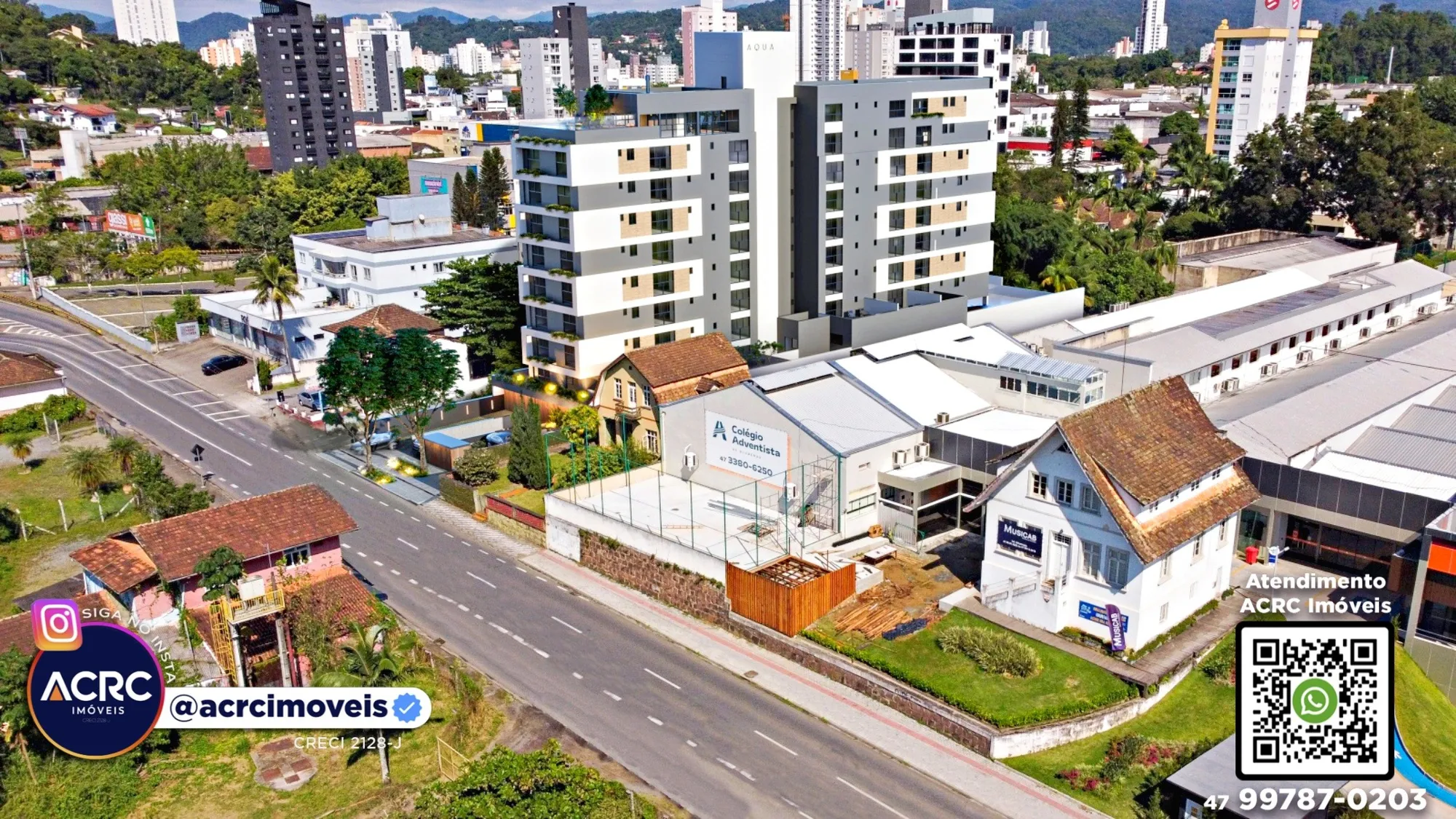 ACRC Imóveis - AP099221 - Loft de alto padrão em construção a Venda no Bairro Itoupava Seca em Blumenau — foto 2