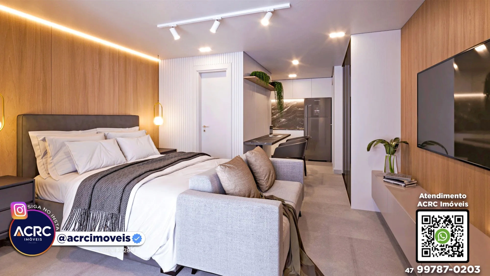 ACRC Imóveis - AP099221 - Loft de alto padrão em construção a Venda no Bairro Itoupava Seca em Blumenau — foto 4