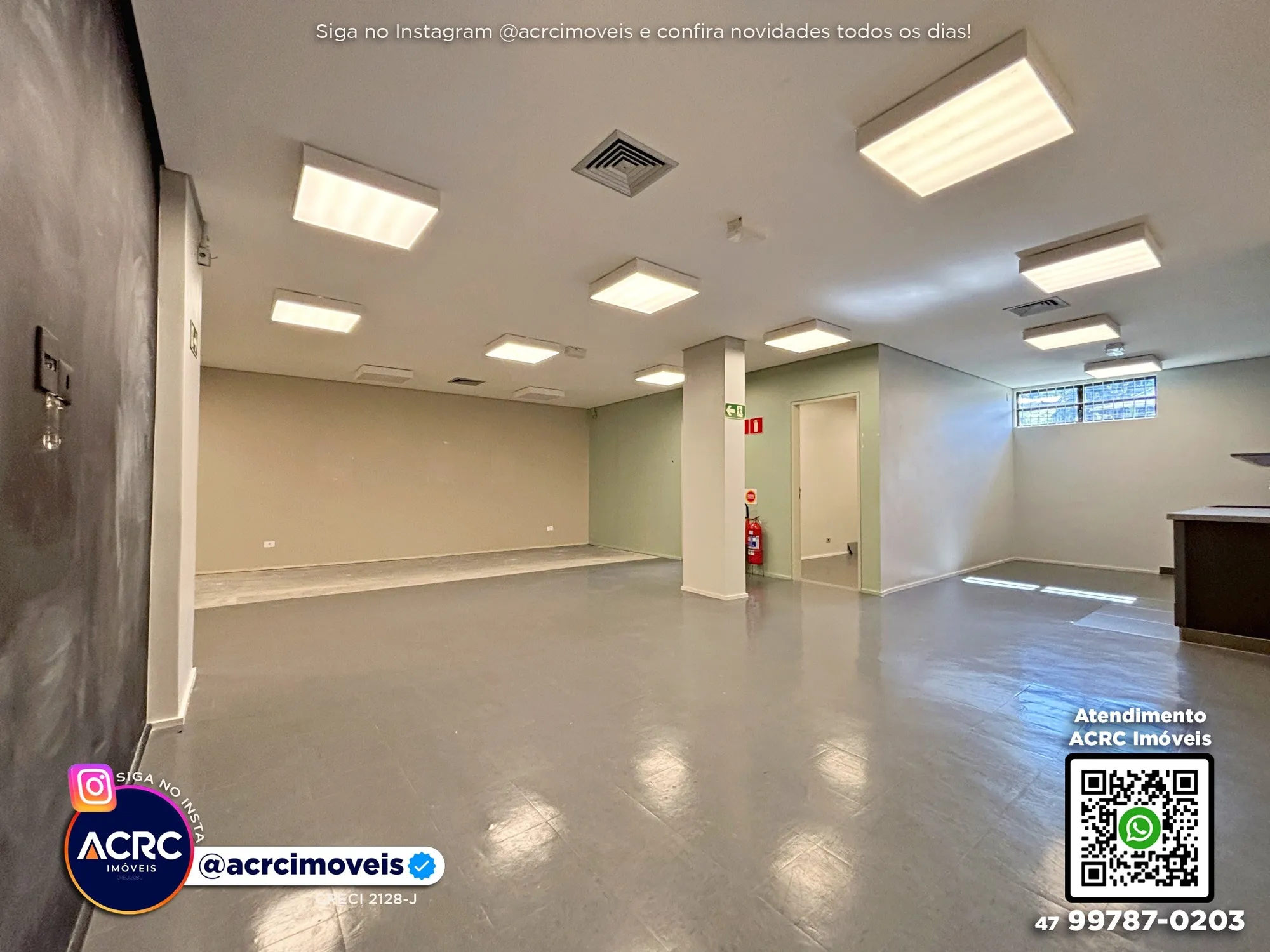 ACRC Imóveis - SA01348 - Sala comercial para Locação no Bairro Garcia em Blumenau — foto 7