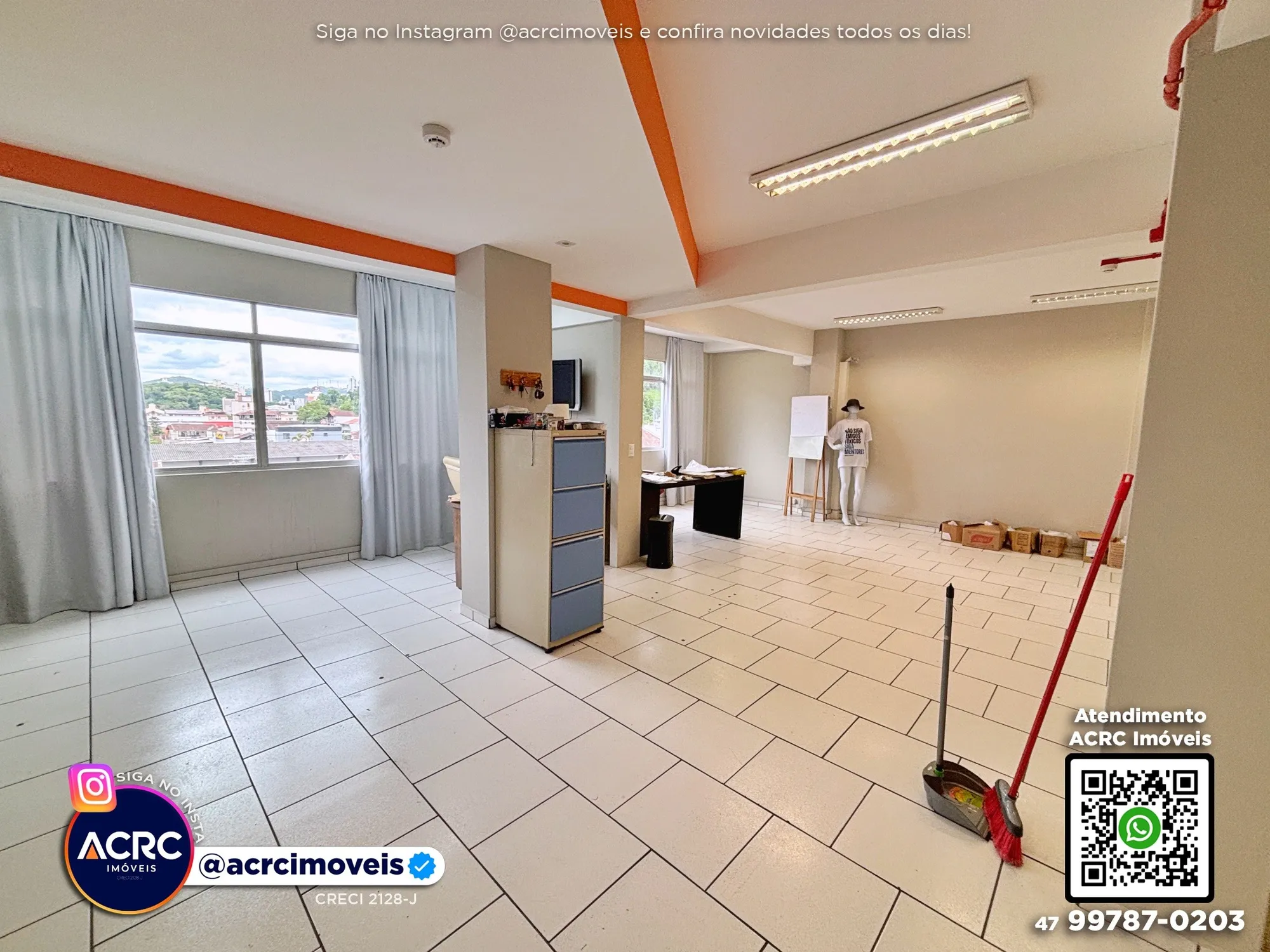 ACRC Imóveis - SA01347 - Sala Comercial para Locação no Bairro Água Verde em Blumenau — foto 5