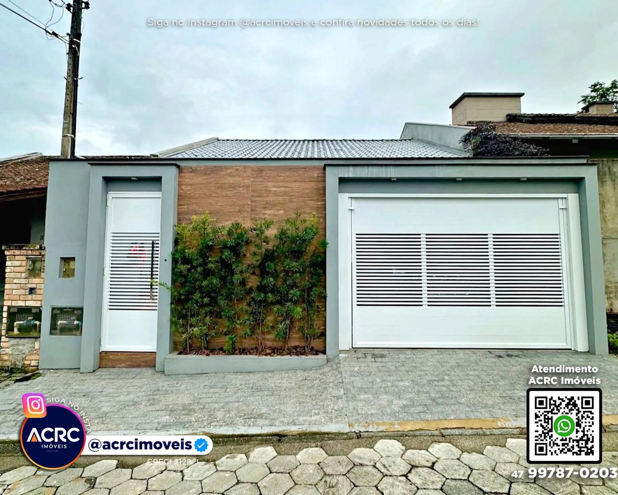 ACRC Imóveis - CA03646 - Casa a Venda no Bairro Passo Manso em Blumenau - foto 1