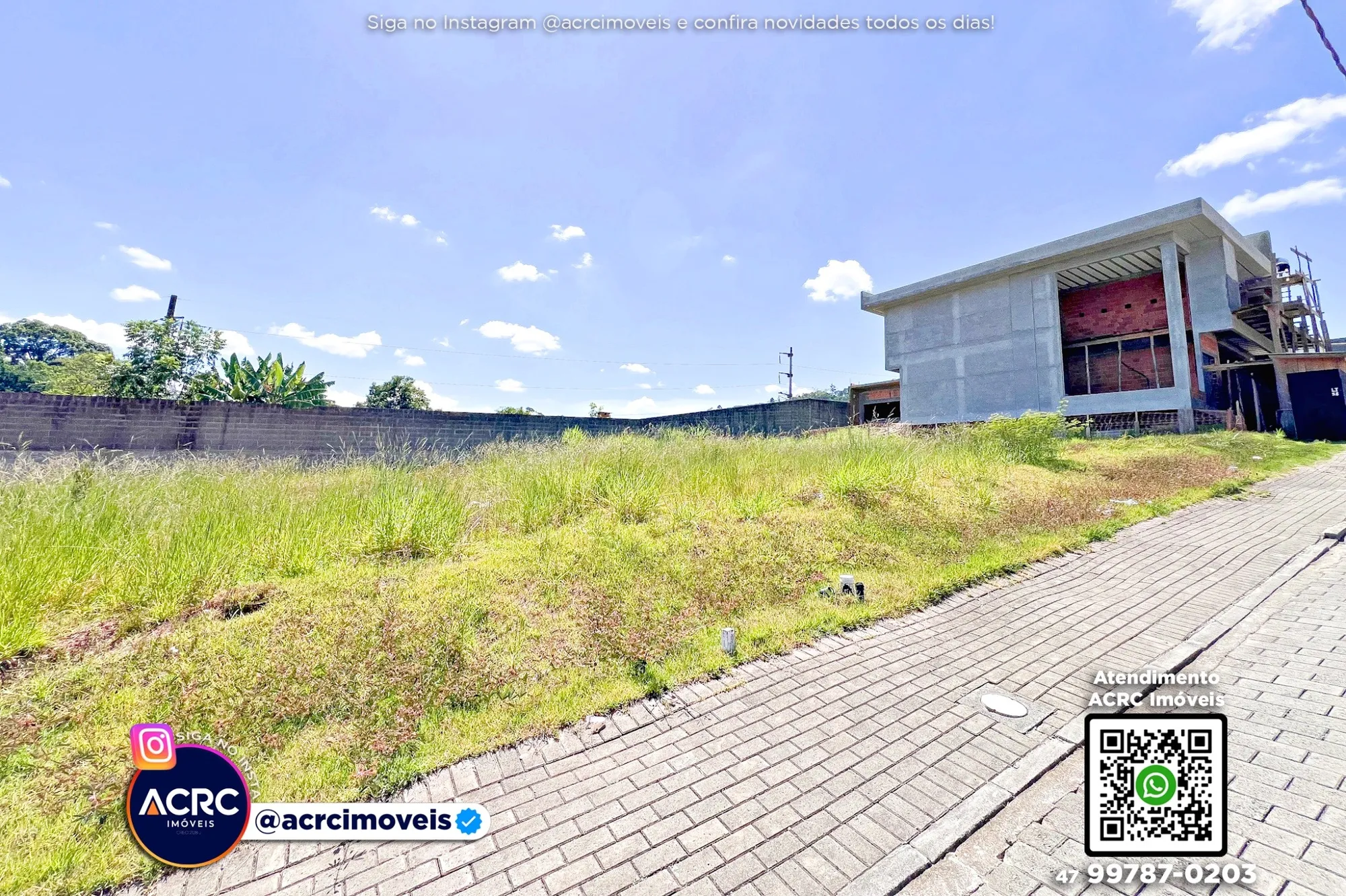 ACRC Imóveis - TE01320 - Terreno a Venda em condomínio fechado no Bairro Velha em Blumenau — foto 2