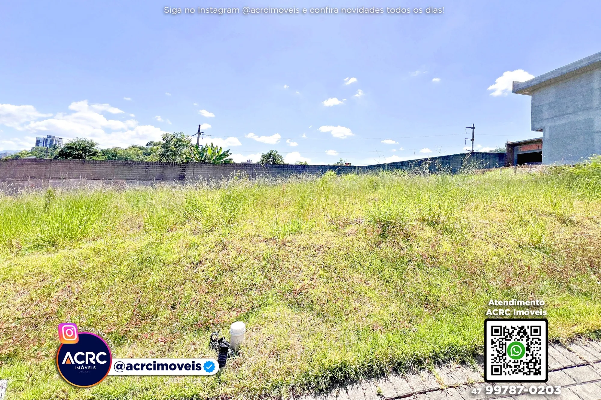 ACRC Imóveis - TE01320 - Terreno a Venda em condomínio fechado no Bairro Velha em Blumenau — foto 3