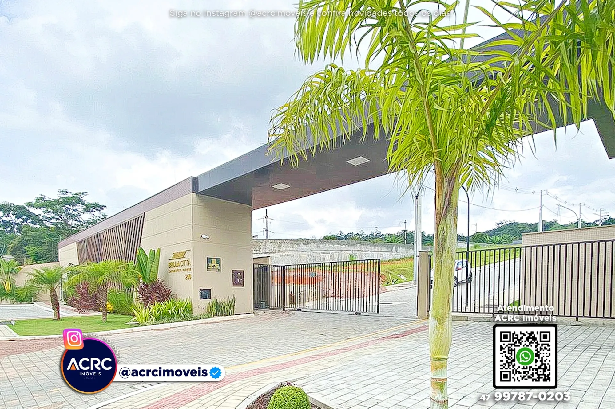 ACRC Imóveis - TE01320 - Terreno a Venda em condomínio fechado no Bairro Velha em Blumenau — foto 7