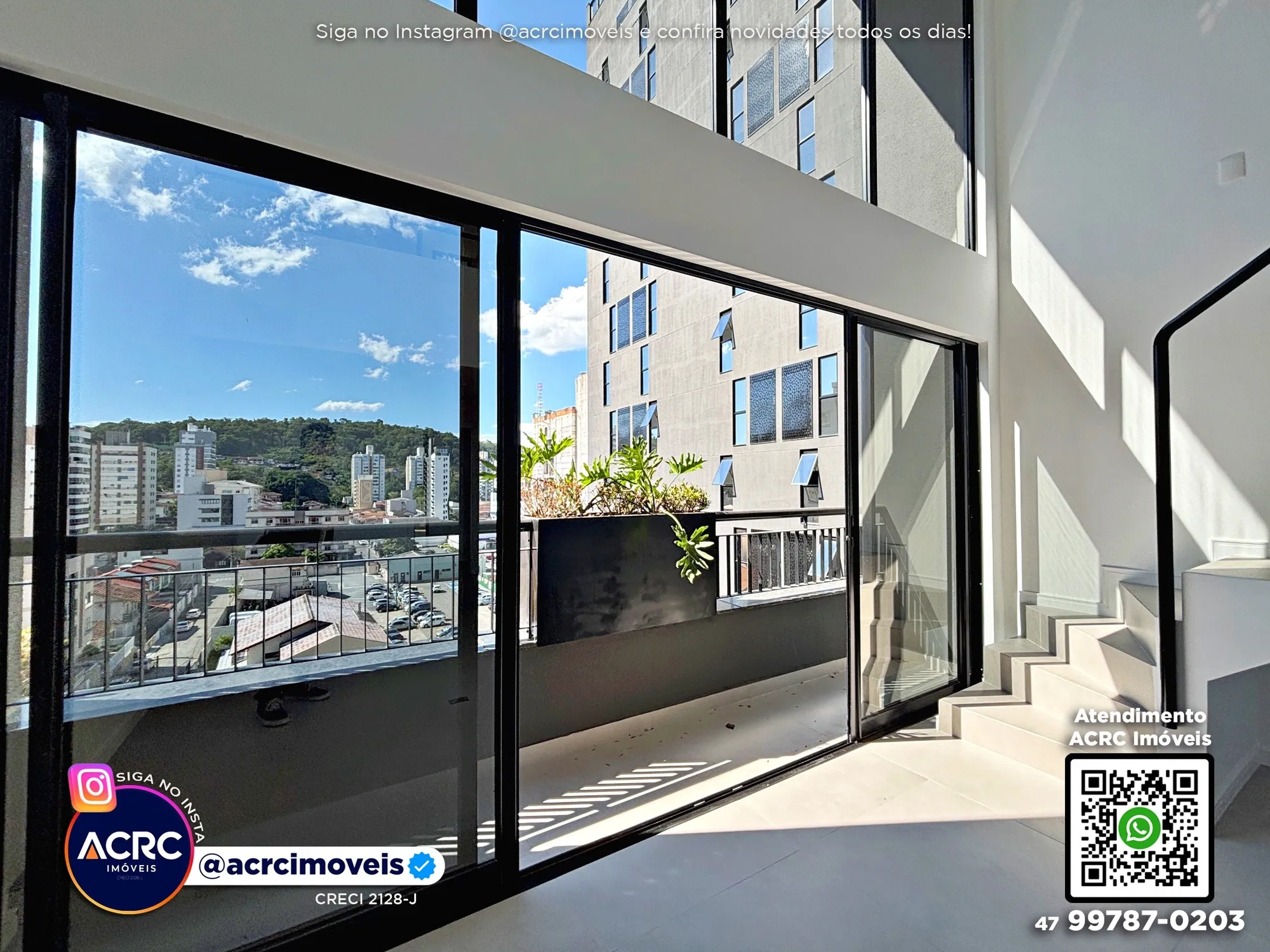 ACRC Imóveis - AP09907 - Loft duplex a Venda no Bairro Vila Nova em Blumenau — foto 3