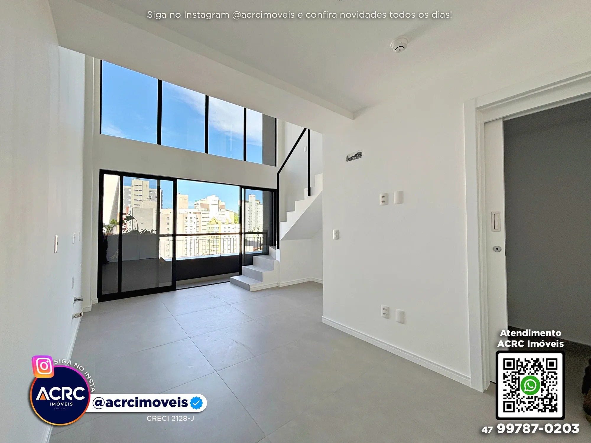 ACRC Imóveis - AP09906 - Loft duplex a Venda no Bairro Vila Nova em Blumenau - foto 1