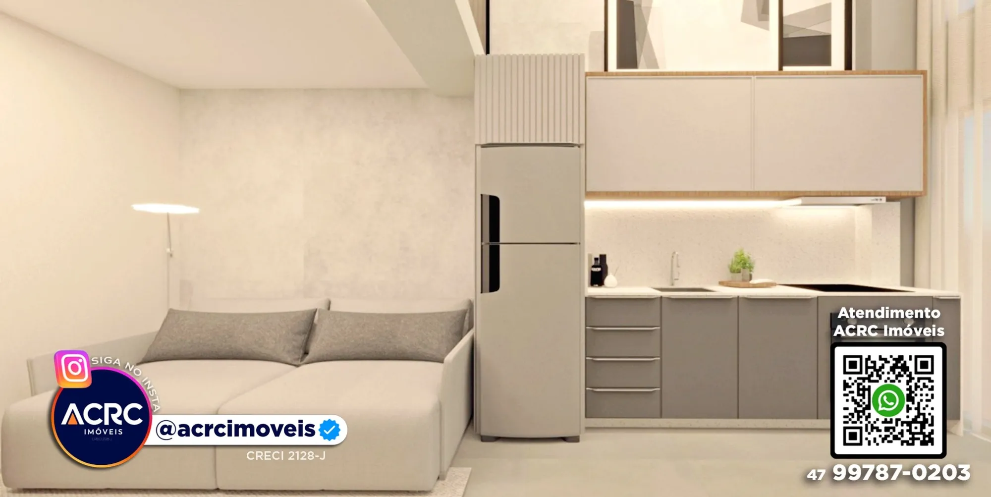 ACRC Imóveis - AP09893 - Loft duplex para Locação no Bairro Vila Nova em Blumenau — foto 4