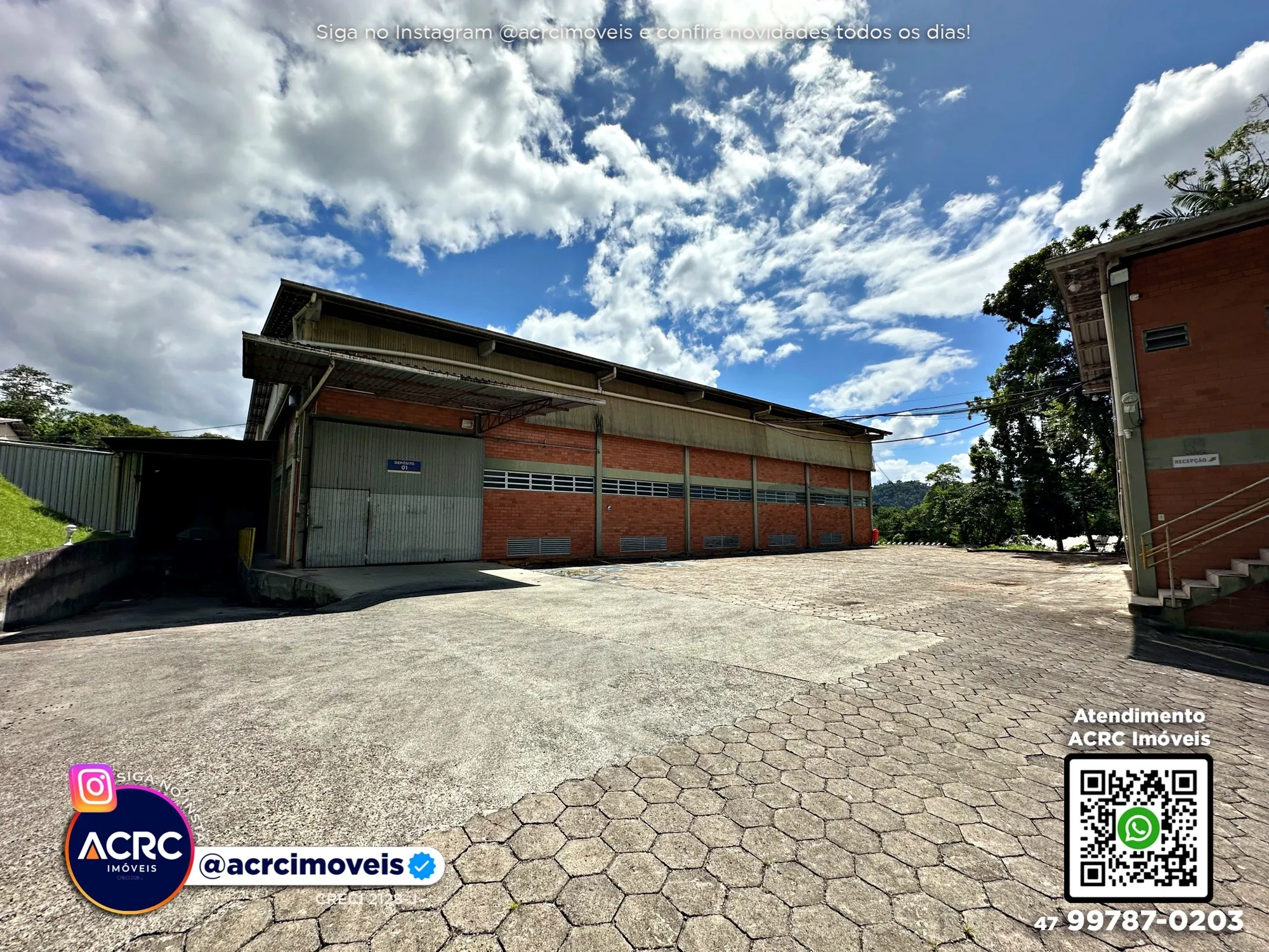 ACRC imóveis - GL00416 - Galpão para Locação no Bairro Salto Weissbach em Blumenau — foto 3