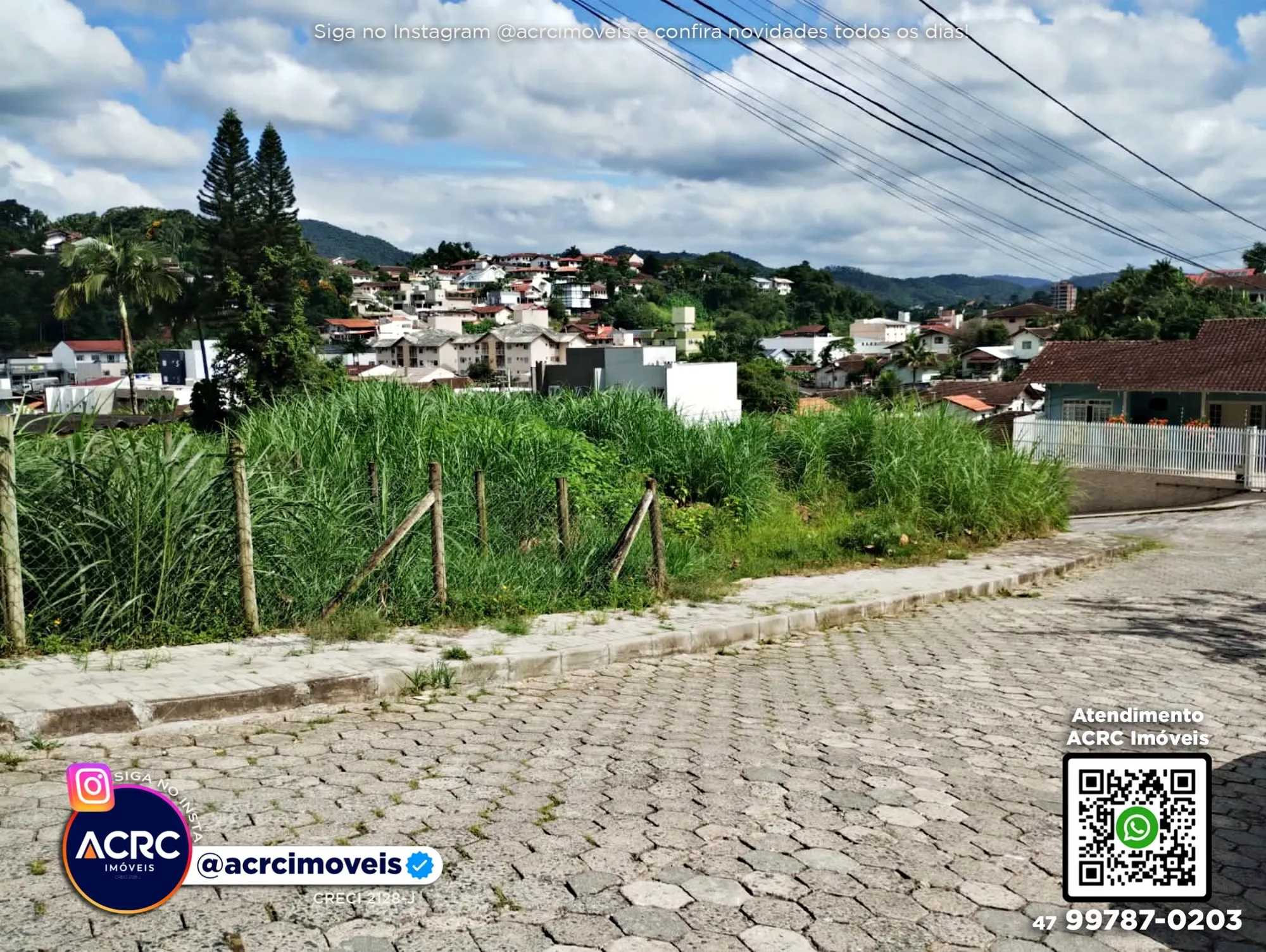 ACRC Imóveis - TE01313 - Terreno com um total de 1.122m a Venda no Bairro Água Verde em Blumenau — foto 2
