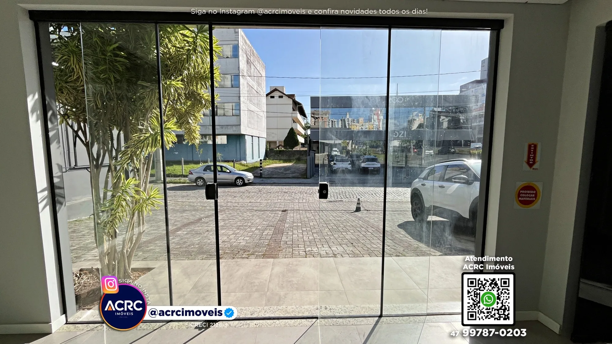ACRC Imóveis - SA01342 - Sala comercial para Locação no Bairro da Velha em Blumenau — foto 2