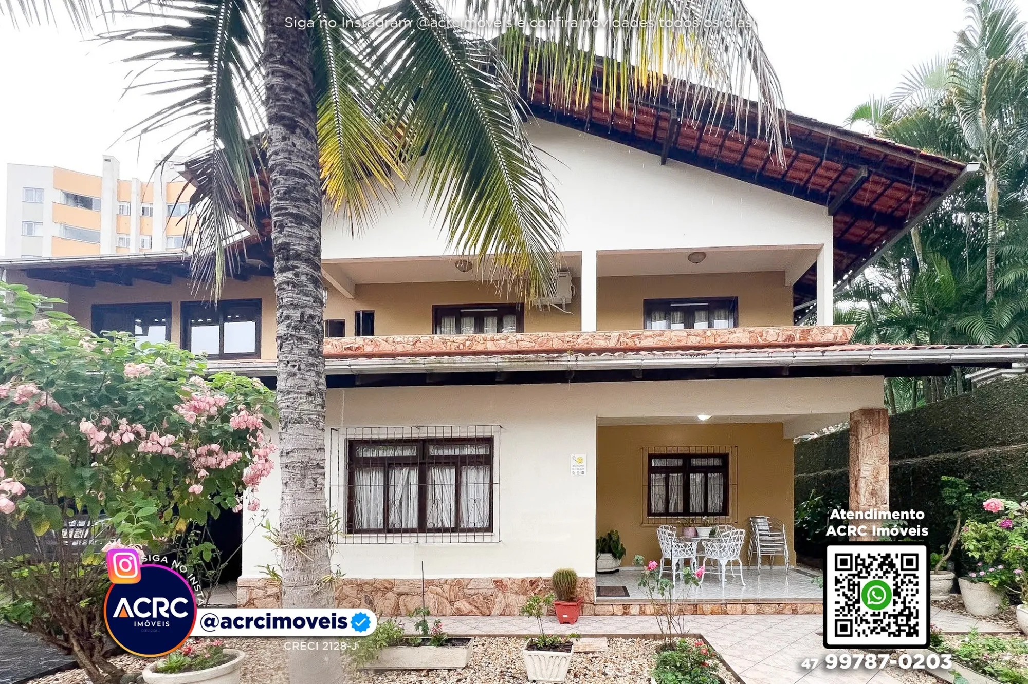 ACRC Imóveis - CA03633 - Casa a Venda no Bairro Vila Nova em Blumenau - foto 1