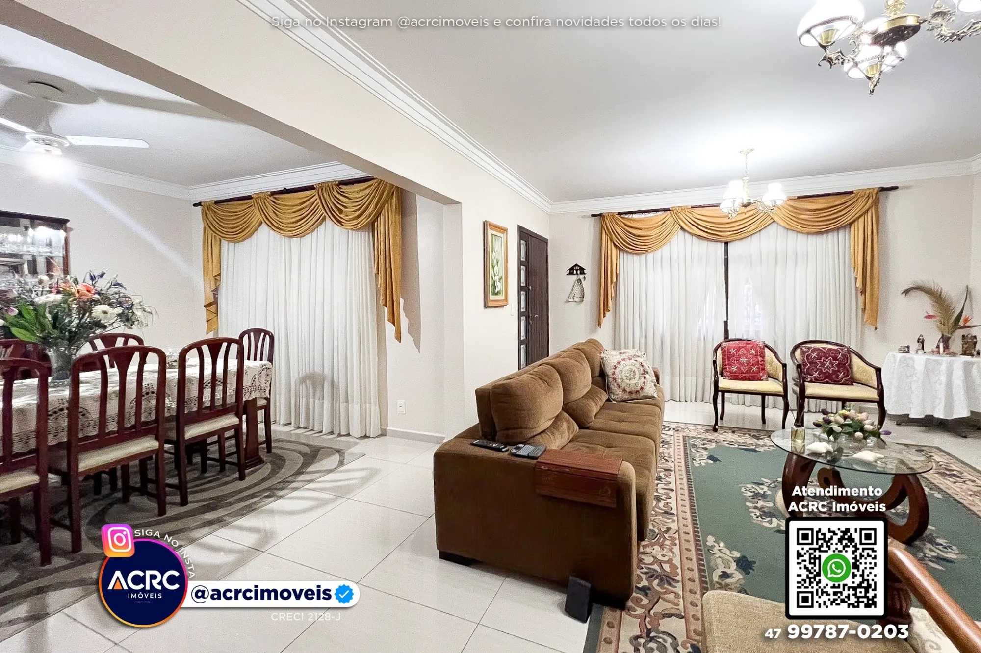 ACRC Imóveis - CA03633 - Casa a Venda no Bairro Vila Nova em Blumenau — foto 3