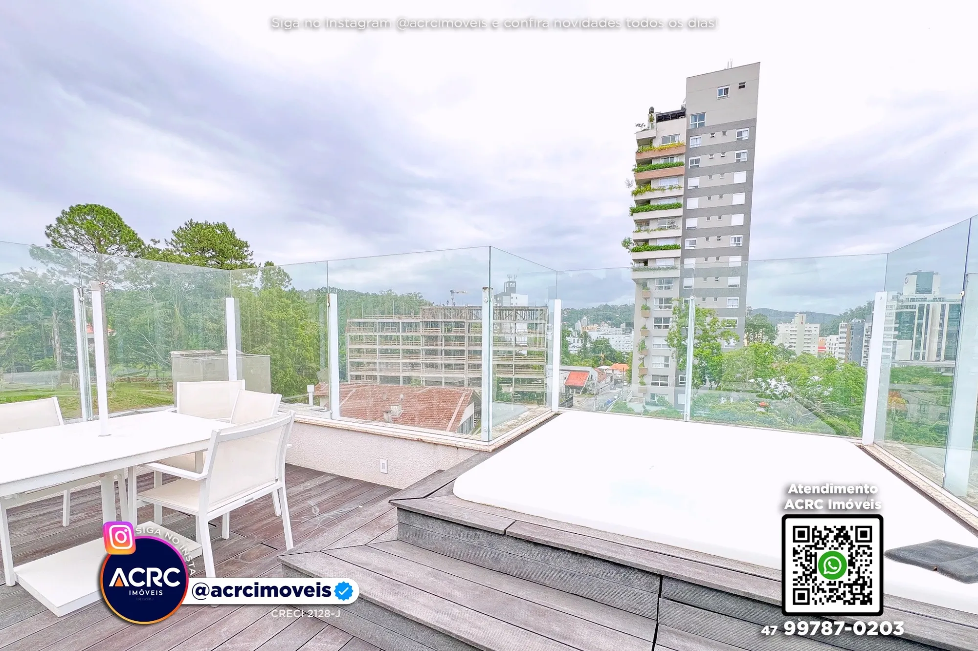 ACRC Imóveis - AP09855 - Cobertura Duplex a Venda no Bairro Jardim Blumenau — foto 4