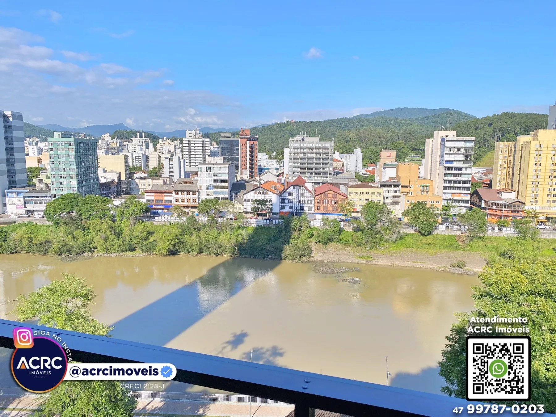 ACRC Imóveis - AP09840 - Apartamento para Locação no Bairro Ponta Aguda em Blumenau — foto 2