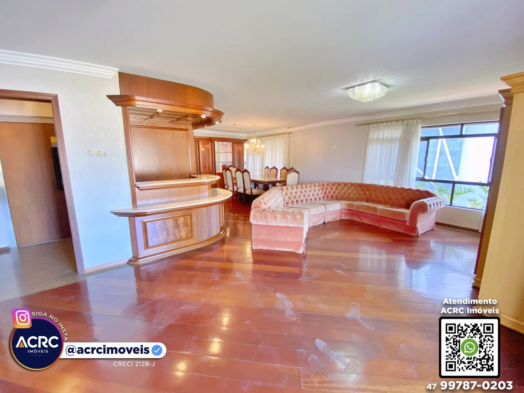 ACRC Imóveis - AP09840 - Apartamento para Locação no Bairro Ponta Aguda em Blumenau — foto 4