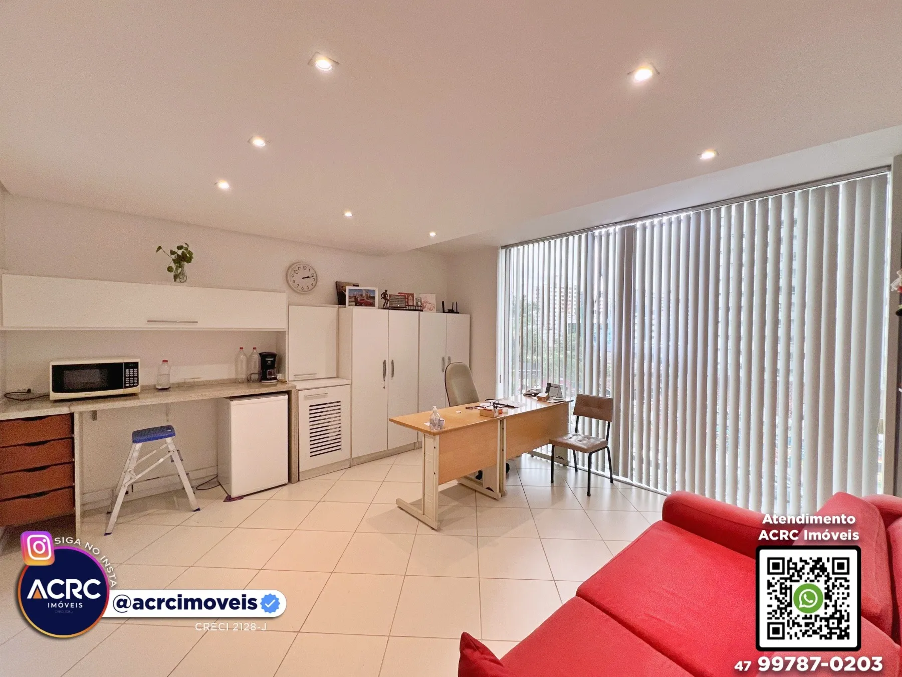 ACRC Imóveis - SA01337 - Sala Comercial para Locação no Bairro Victor Konder em Blumenau — foto 2