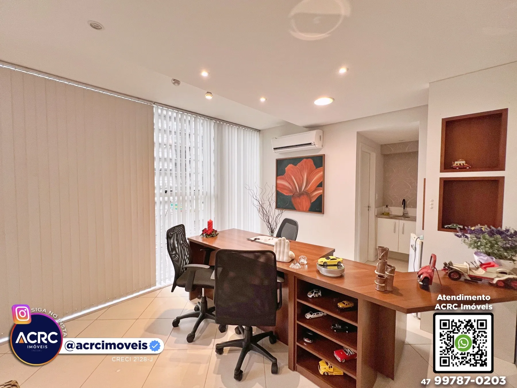 ACRC Imóveis - SA01337 - Sala Comercial para Locação no Bairro Victor Konder em Blumenau — foto 6