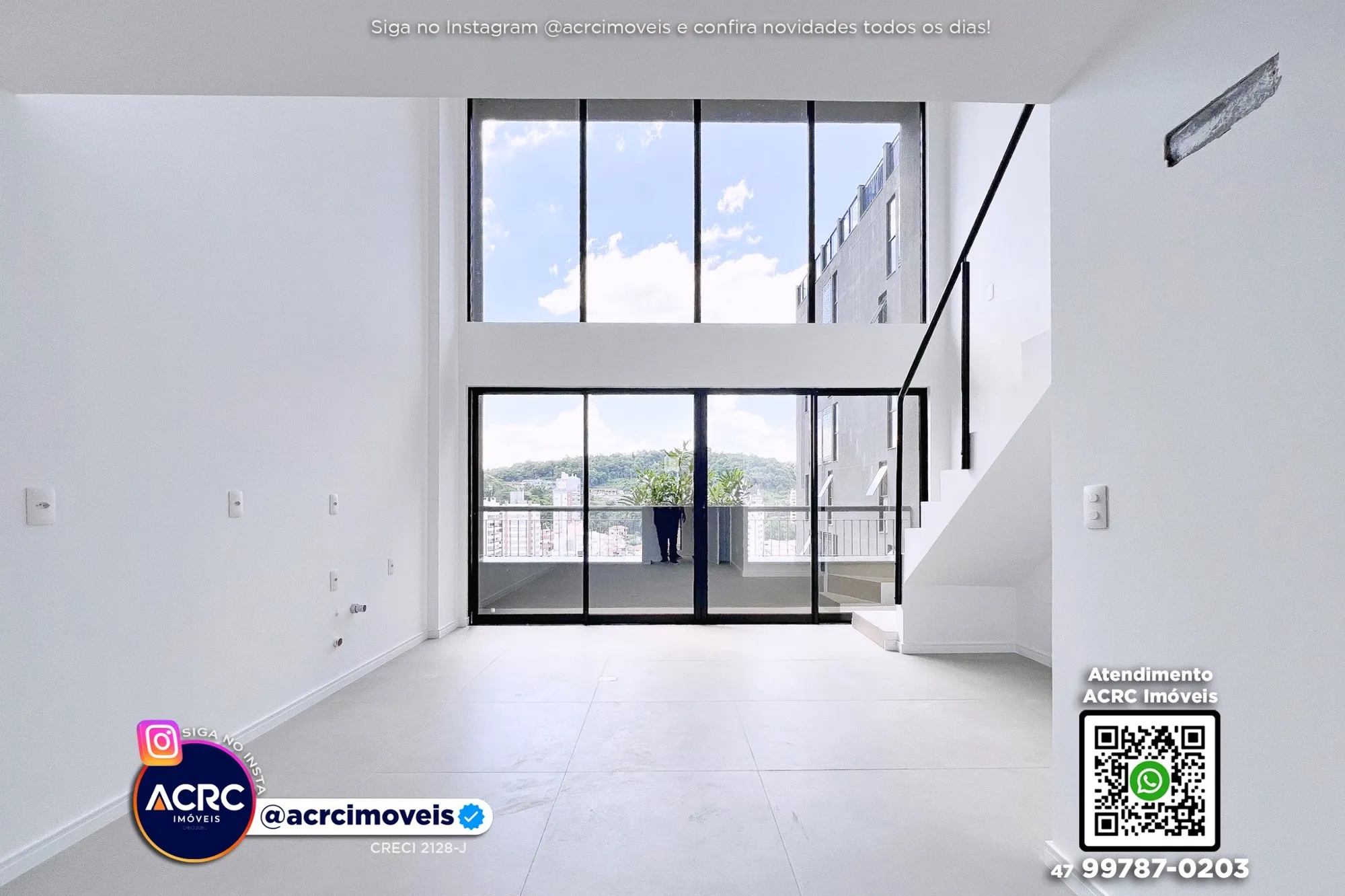 ACRC Imóveis - AP09826 - Loft duplex a Venda no Bairro Vila Nova em Blumenau - foto 1