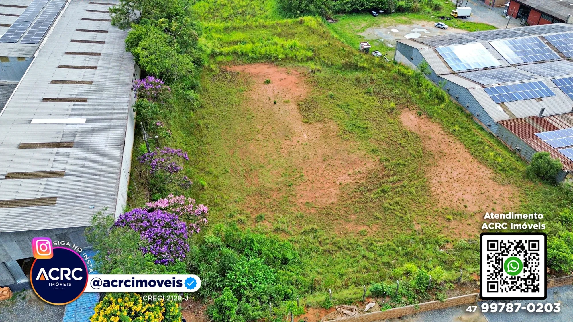 ACRC Imóveis - TE01309 - Terreno com um total de 8.942m a Venda no Bairro Badenfurt — foto 3