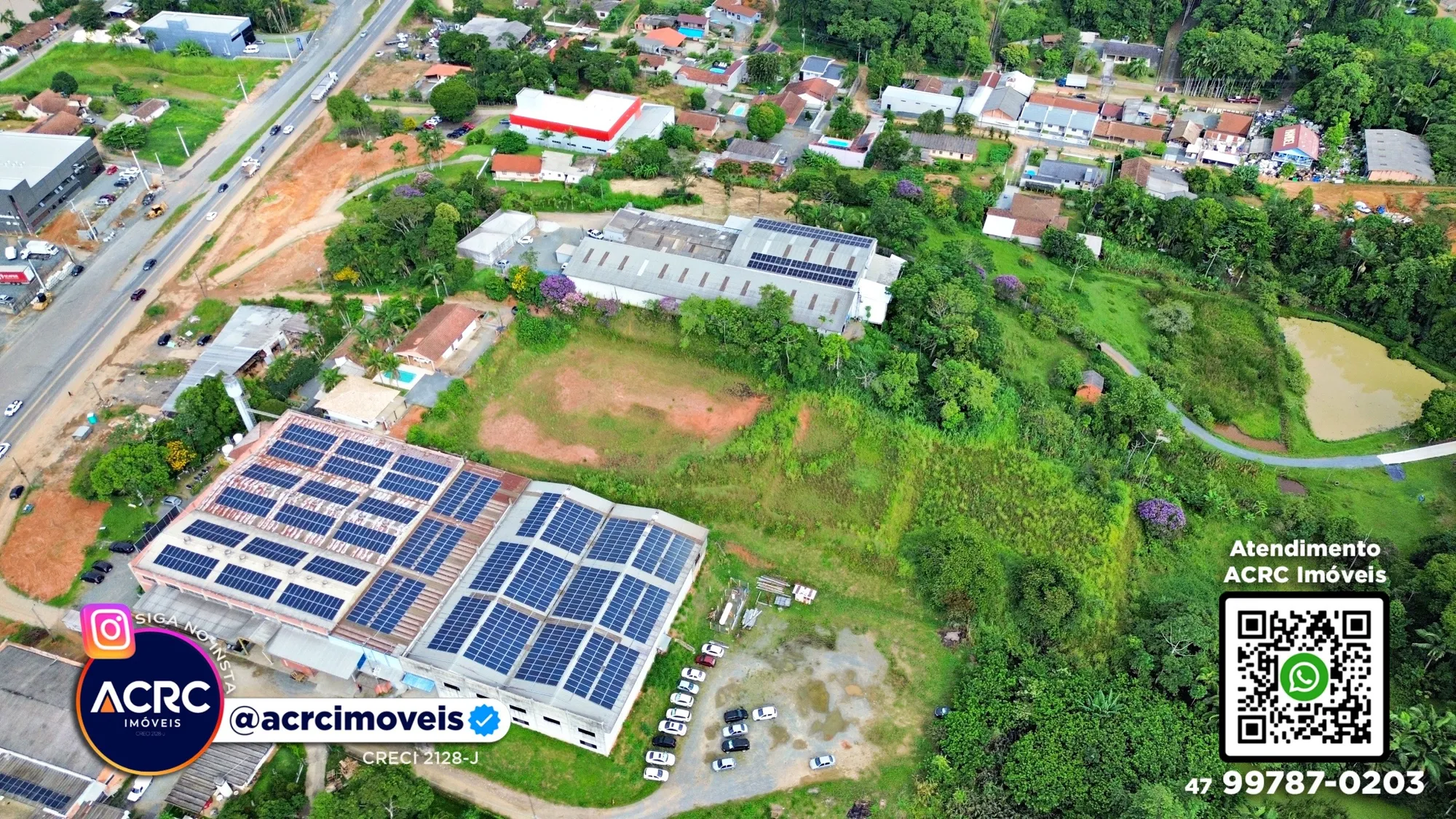ACRC Imóveis - TE01309 - Terreno com um total de 8.942m a Venda no Bairro Badenfurt — foto 4