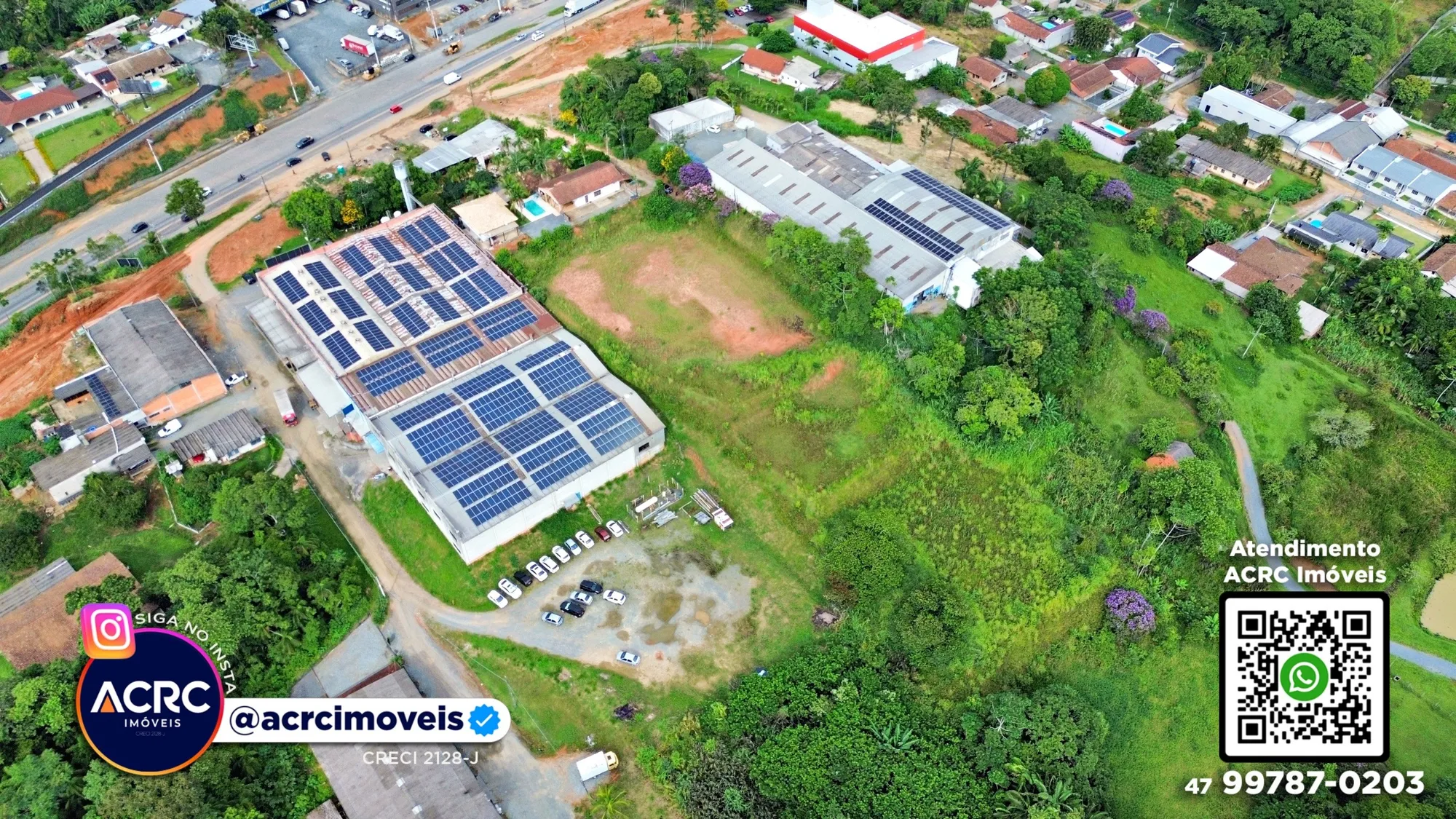 ACRC Imóveis - TE01309 - Terreno com um total de 8.942m a Venda no Bairro Badenfurt — foto 5