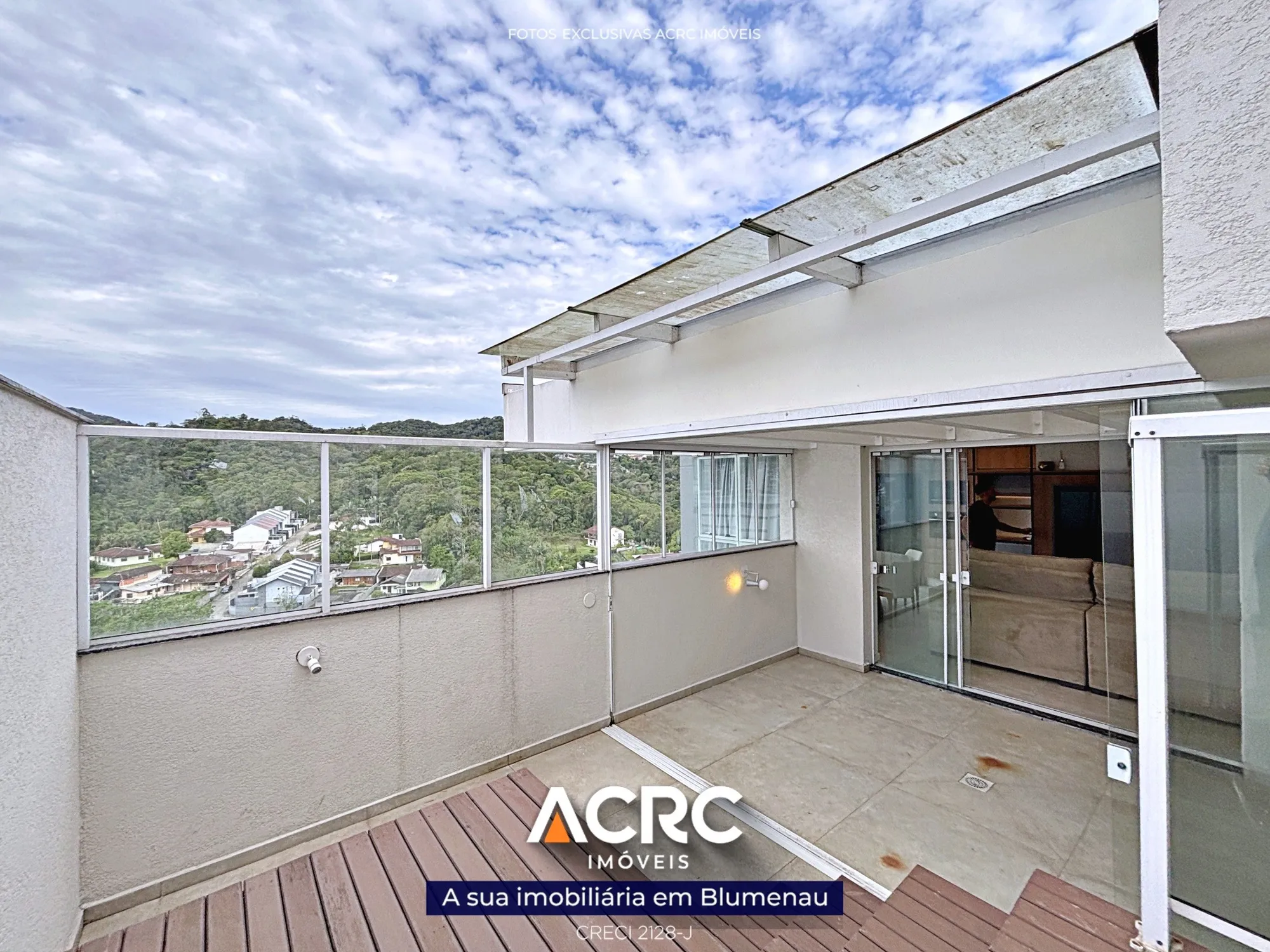 ACRC Imóveis - AP09821 - Cobertura duplex com terraço a Venda no Bairro Fortaleza em Blumenau — foto 2