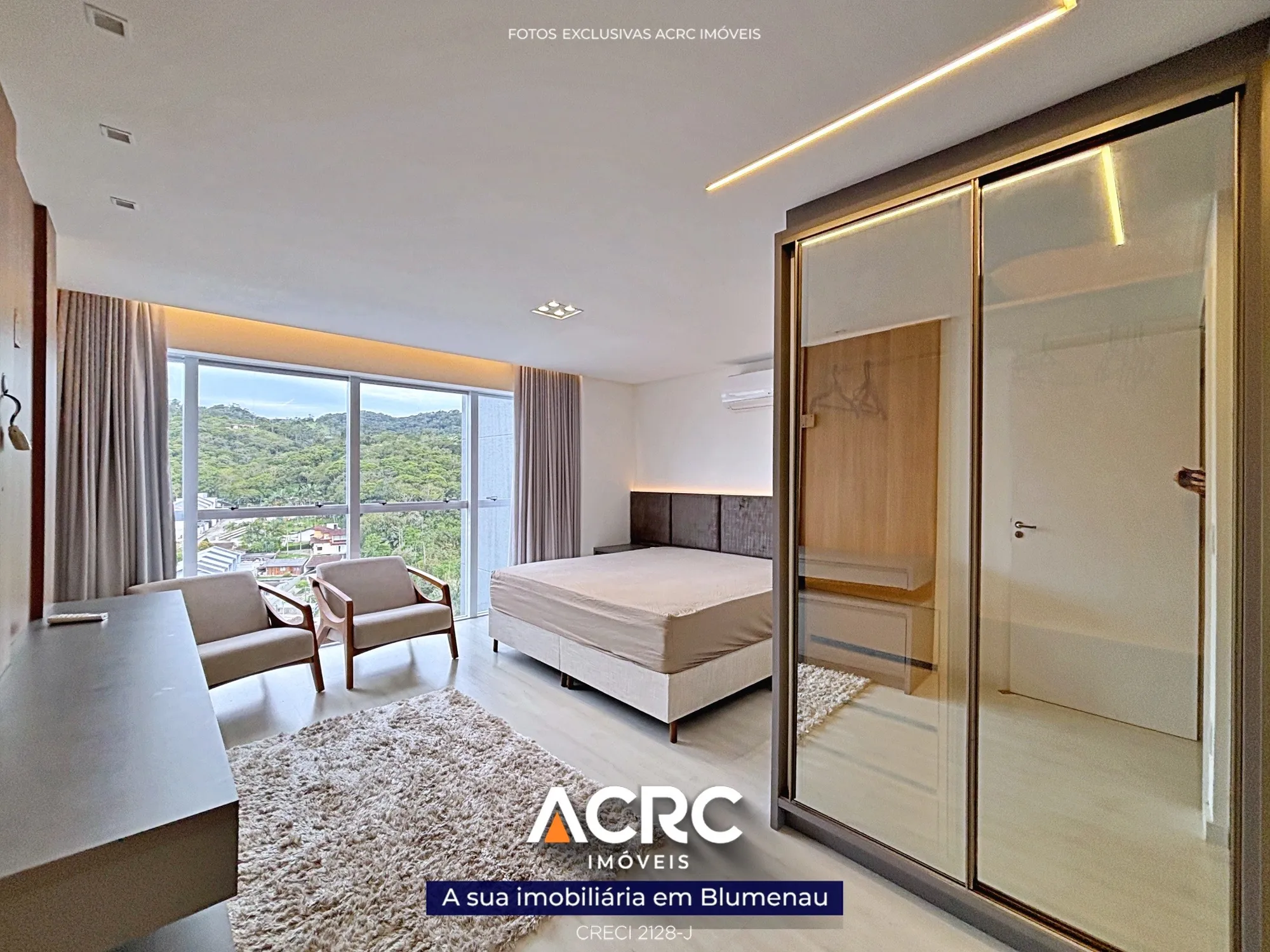 ACRC Imóveis - AP09821 - Cobertura duplex com terraço a Venda no Bairro Fortaleza em Blumenau — foto 6