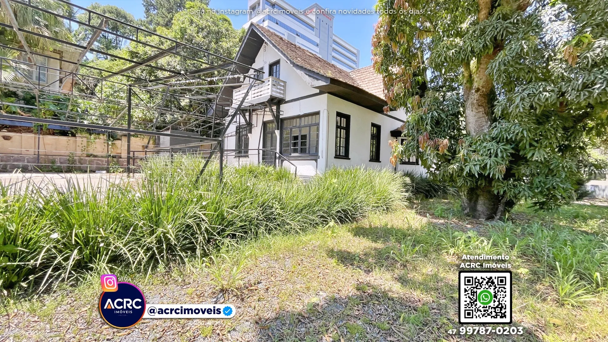 ACRC Imóveis - CA03614 - Casa Comercial para Locação no Bairro Centro em Blumenau - foto 1