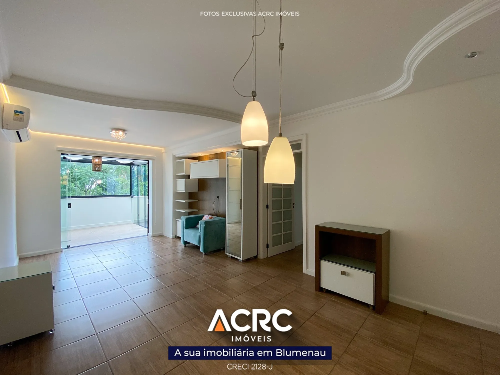 ACRC Imóveis - AP09802 - Apartamento com terraço a Venda no Bairro Vila Formosa em Blumenau - foto 1