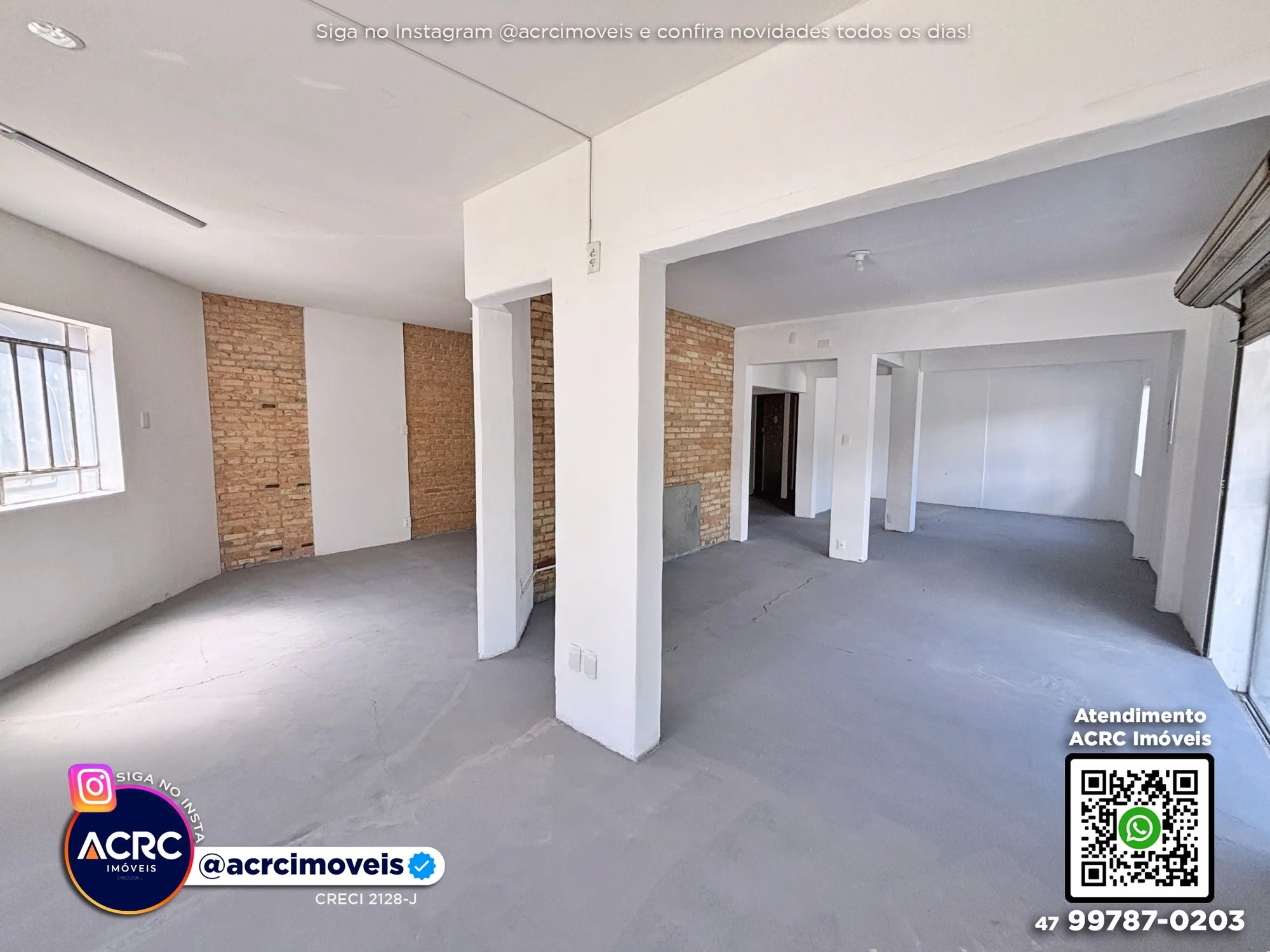 ACRC Imóveis - SA01334 - Sala Comercial para Locação no Bairro Ponta Aguda em Blumenau — foto 2