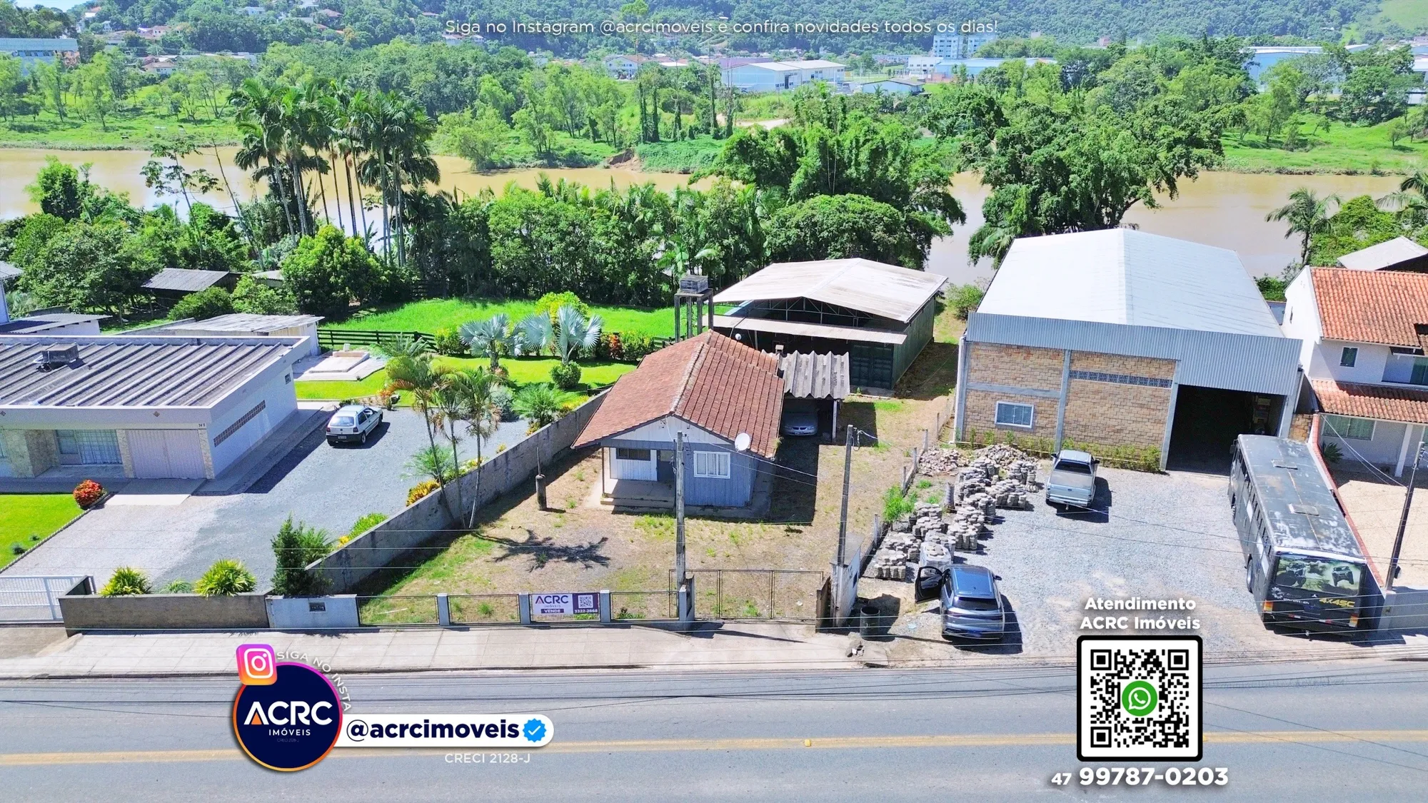ACRC Imóveis - GL00411 - Galpão a Venda no Bairro Belchior Baixo em Gaspar - foto 1