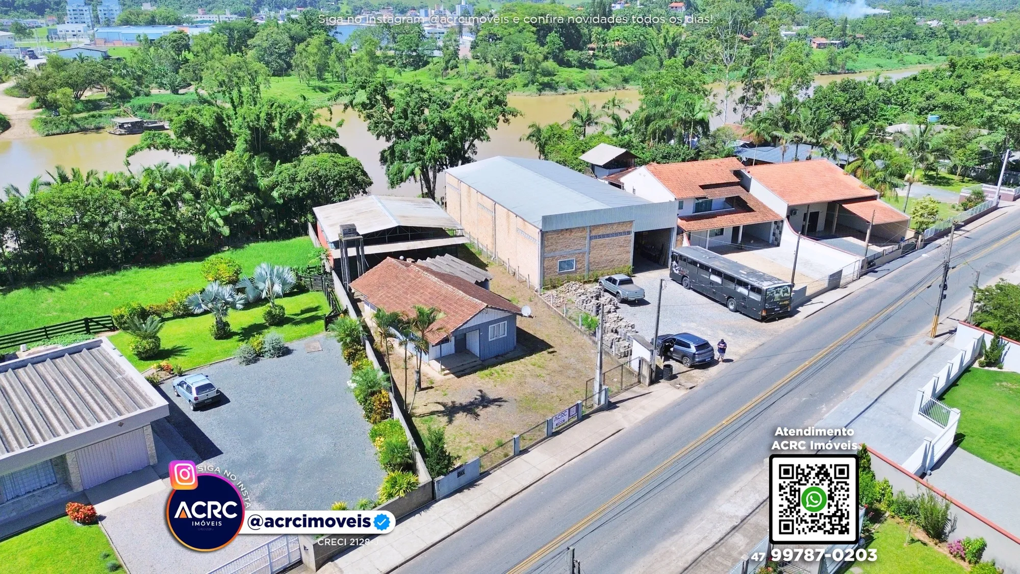 ACRC Imóveis - GL00411 - Galpão a Venda no Bairro Belchior Baixo em Gaspar — foto 2