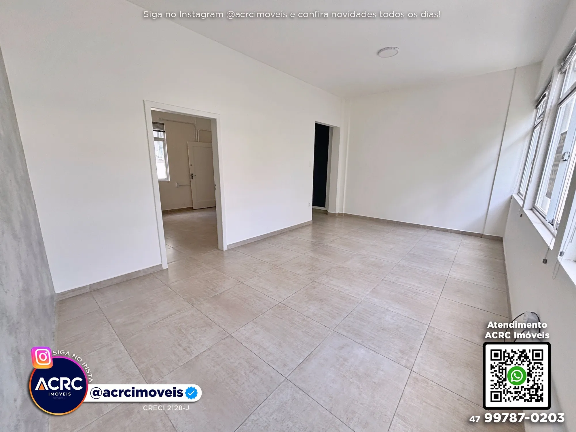 ACRC Imóveis - SA01331 - Sala comercial para Locação no Bairro Centro em Blumenau — foto 3