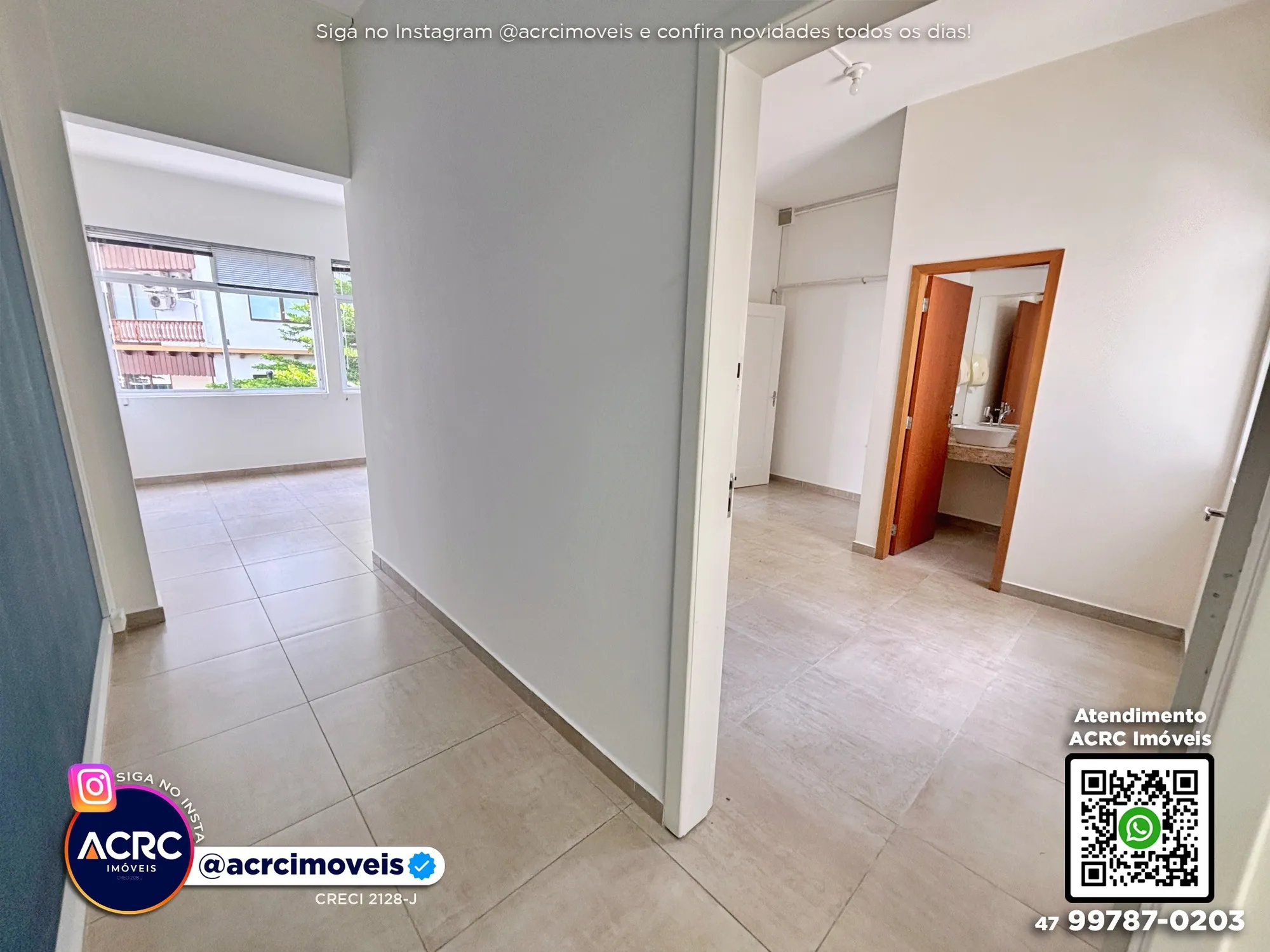 ACRC Imóveis - SA01331 - Sala comercial para Locação no Bairro Centro em Blumenau — foto 4