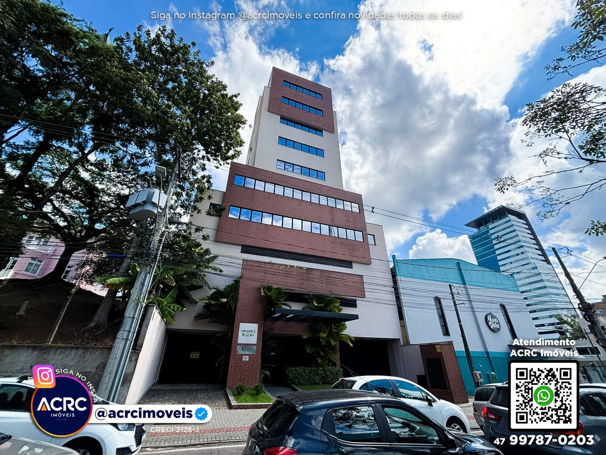 ACRC Imóveis - SA01330 - Sala Comercial para Locação próximo a Vila Germânica no Bairro Velha — foto 2