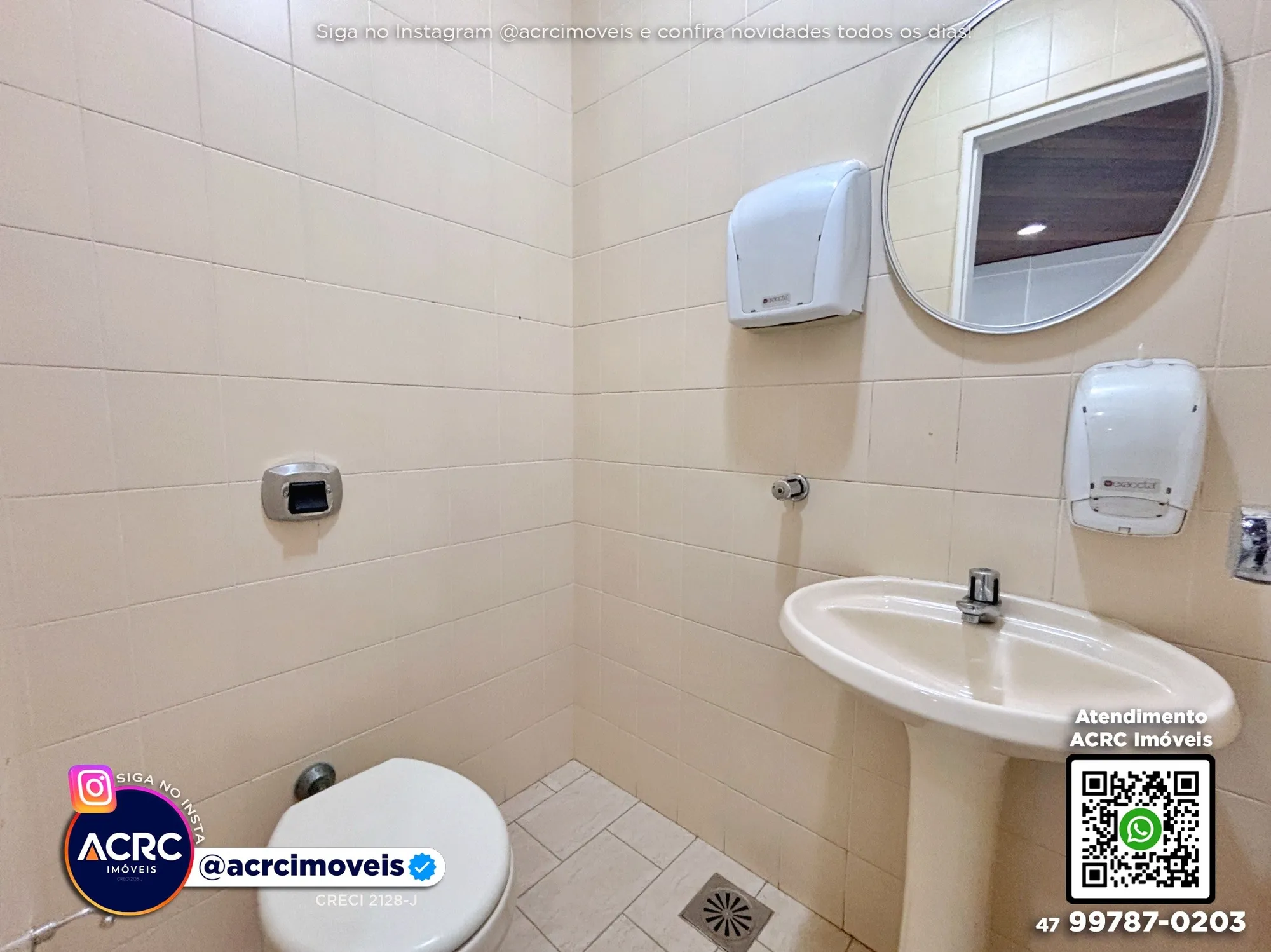 ACRC Imóveis - SA01328 - Sala Comercial para Locação no Bairro Centro em Blumenau — foto 5