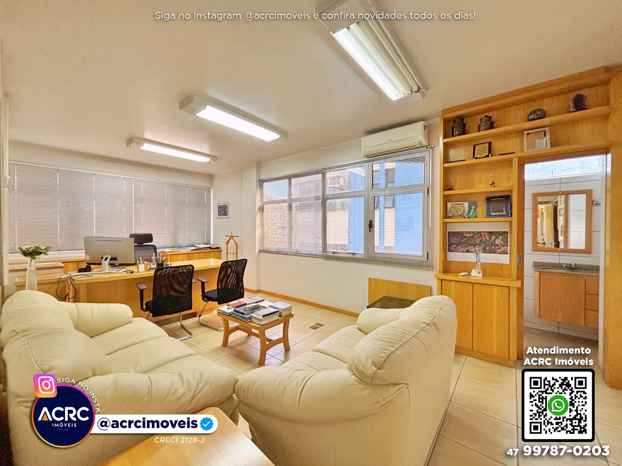 ACRC Imóveis - SA01324 - Andar comercial a Venda no Bairro Centro em Blumenau - foto 1