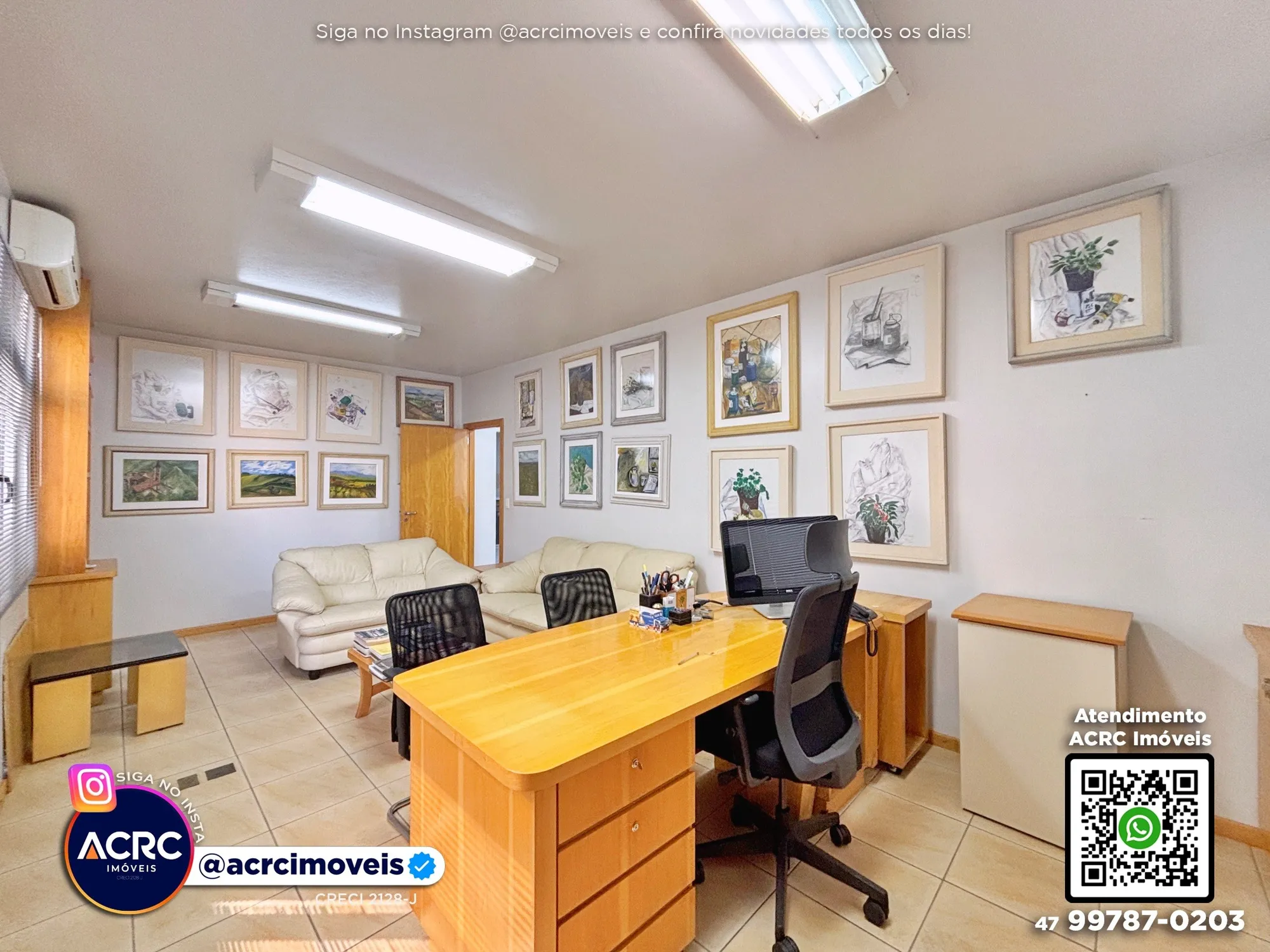 ACRC Imóveis - SA01324 - Andar comercial a Venda no Bairro Centro em Blumenau — foto 3