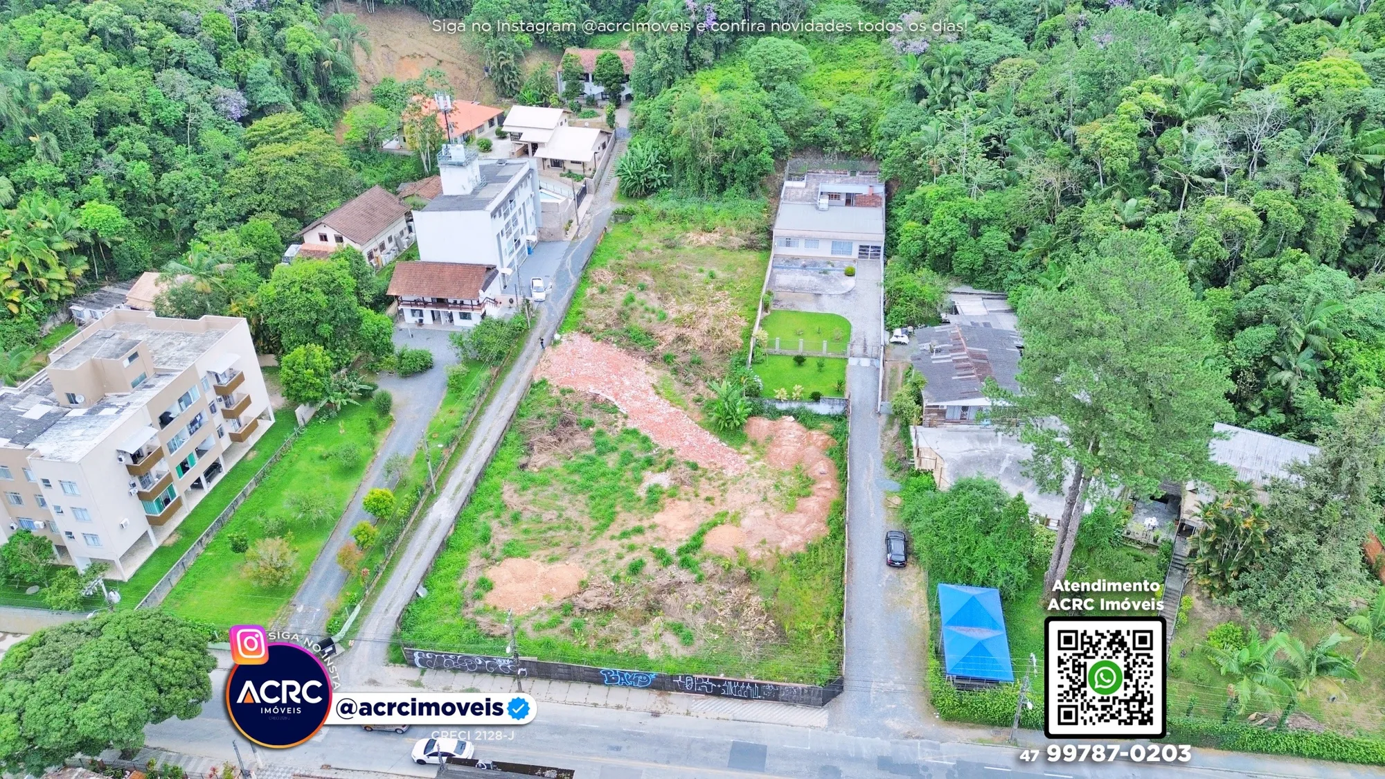 ACRC Imóveis - TE01300 - Terreno com um total de 5.792,02m a Venda no Bairro Ribeirão Fresco — foto 2