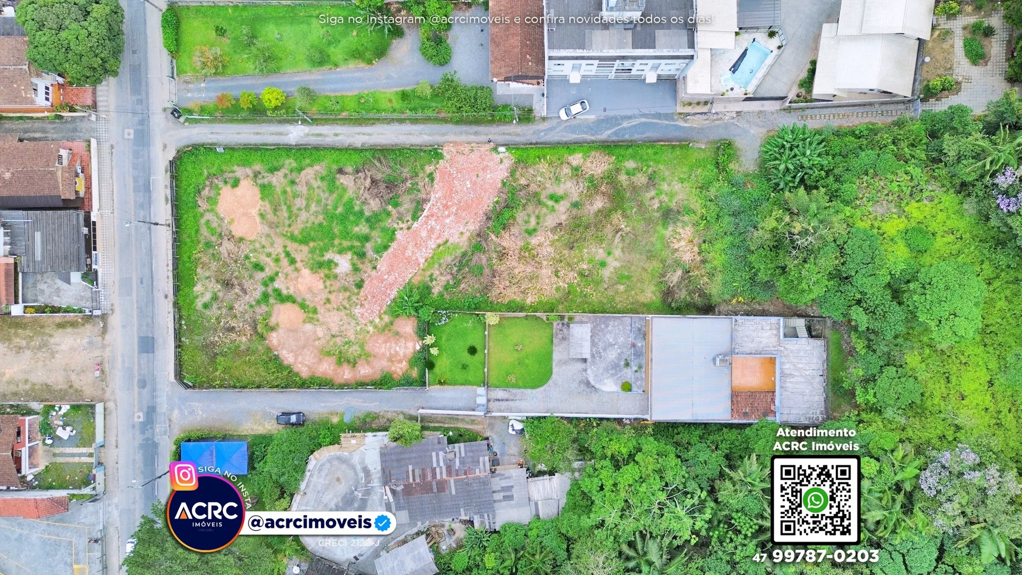 ACRC Imóveis - TE01300 - Terreno com um total de 5.792,02m a Venda no Bairro Ribeirão Fresco — foto 3