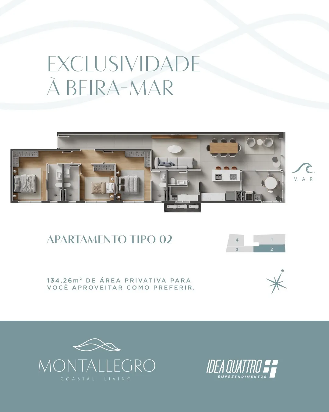 ACRC Imóves - AP09739 - Apartamento na praia a Venda no Bairro Itajubá II em Barra Velha — foto 4