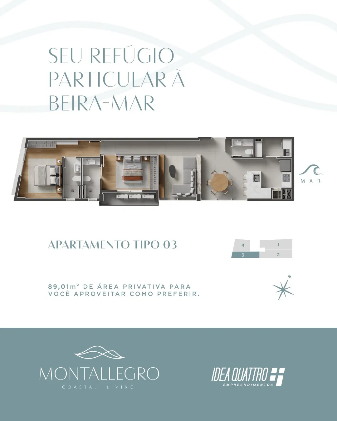 ACRC Imóves - AP09738 - Apartamento na praia a Venda no Bairro Itajubá II em Barra Velha — foto 4